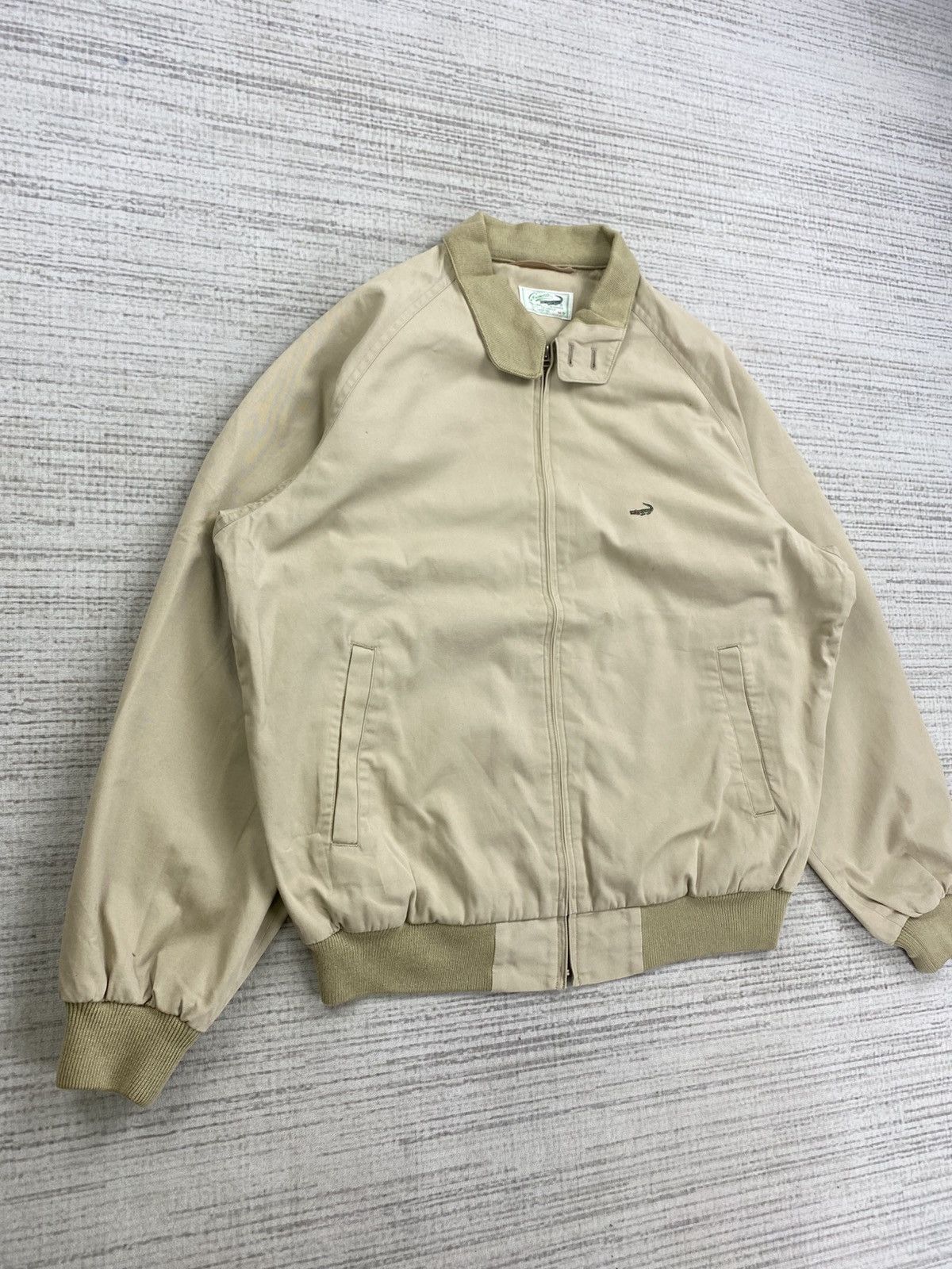 Designer × Japanese Brand × Vintage Vintage Crocodile Rare Casual Zipper Cotton Jacket Size US L / EU 52-54 / 3 - 3 Thumbnail