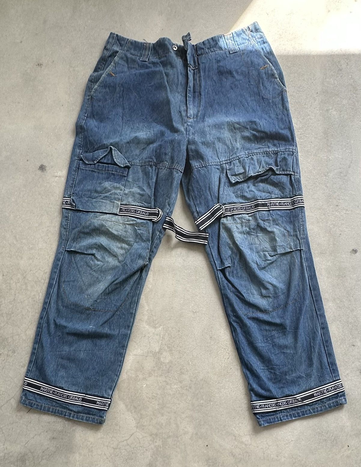 Marithe + Francois Girbaud VINTAGE MFG SHUTTLE CARGOS BAGGY JNCO PANT Size US 42 / EU 58 - 1 Thumbnail