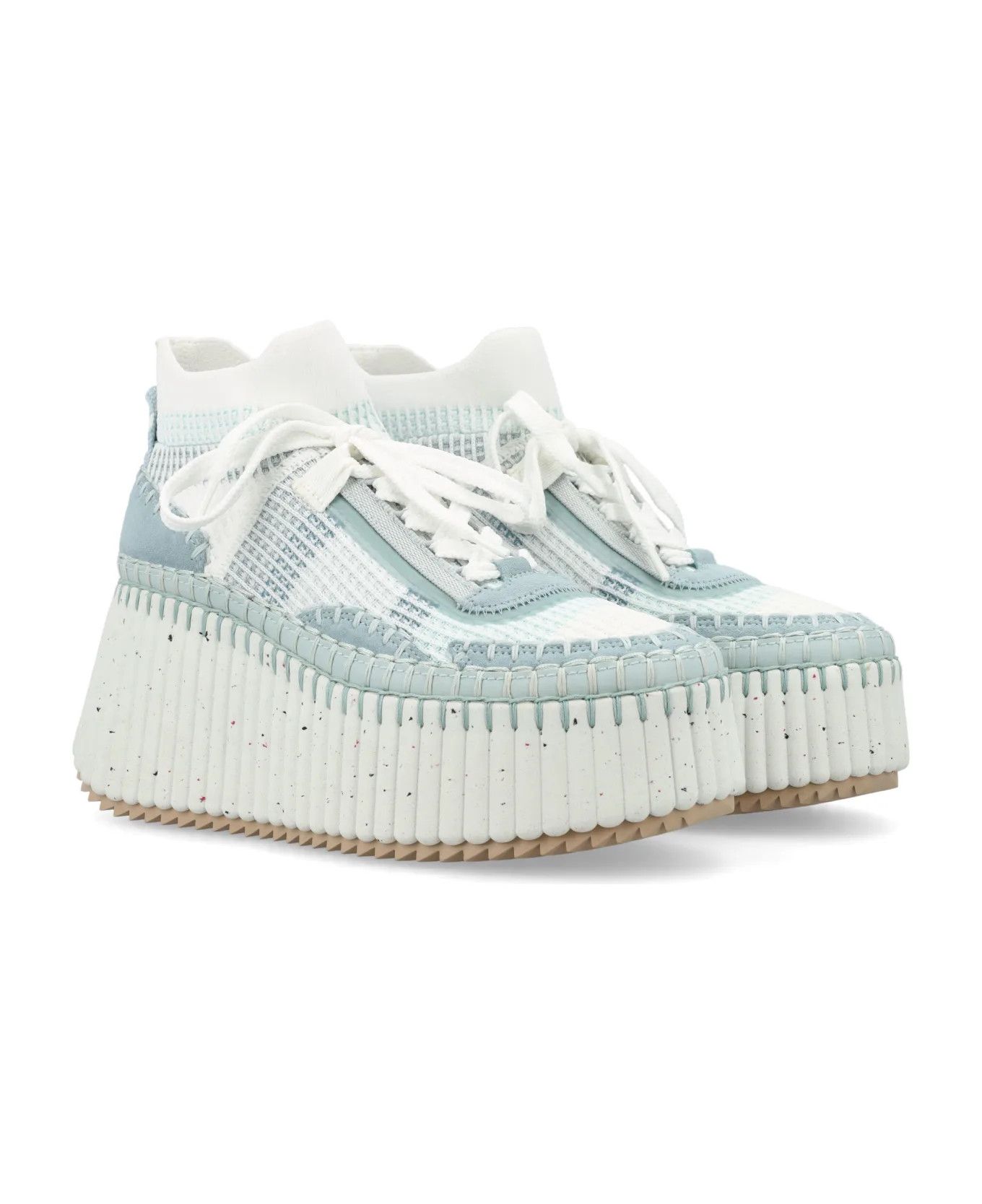 Chloe o1loc1c0425 Nama Wedge Sneakers in Multicolor Size US 5 / IT 35 - 2 Thumbnail