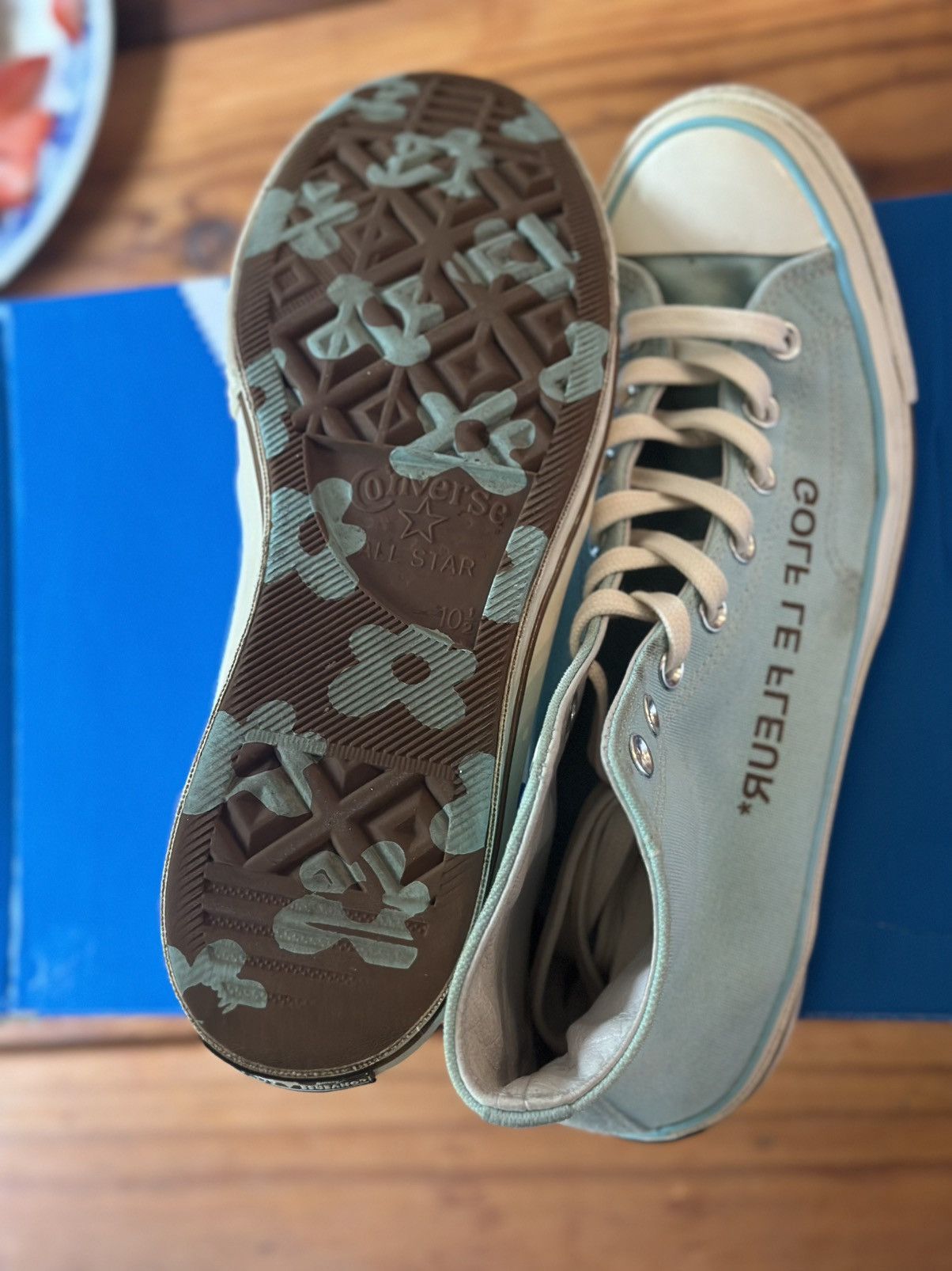 Converse Golf Le Fleur x Chuck 70 High Blue Size US 10.5 / EU 43-44 - 3 Thumbnail