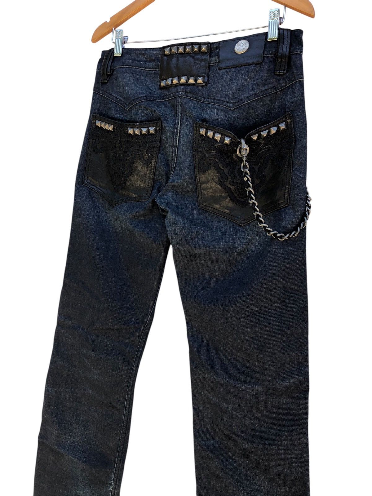 Antik Denim ANTIK Stud Denim/Leather With Lanyard Size US 32 / EU 48 - 5 Thumbnail