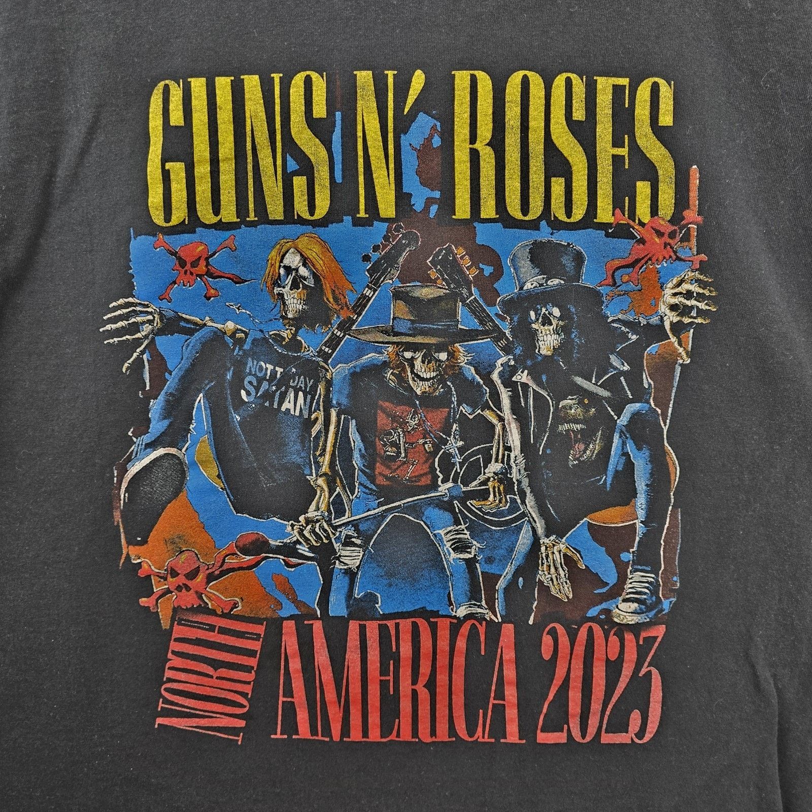 Gildan Guns N' Roses 2023 North America Tour Shirt Mens XL Black Size US XL / EU 56 / 4 - 2 Thumbnail