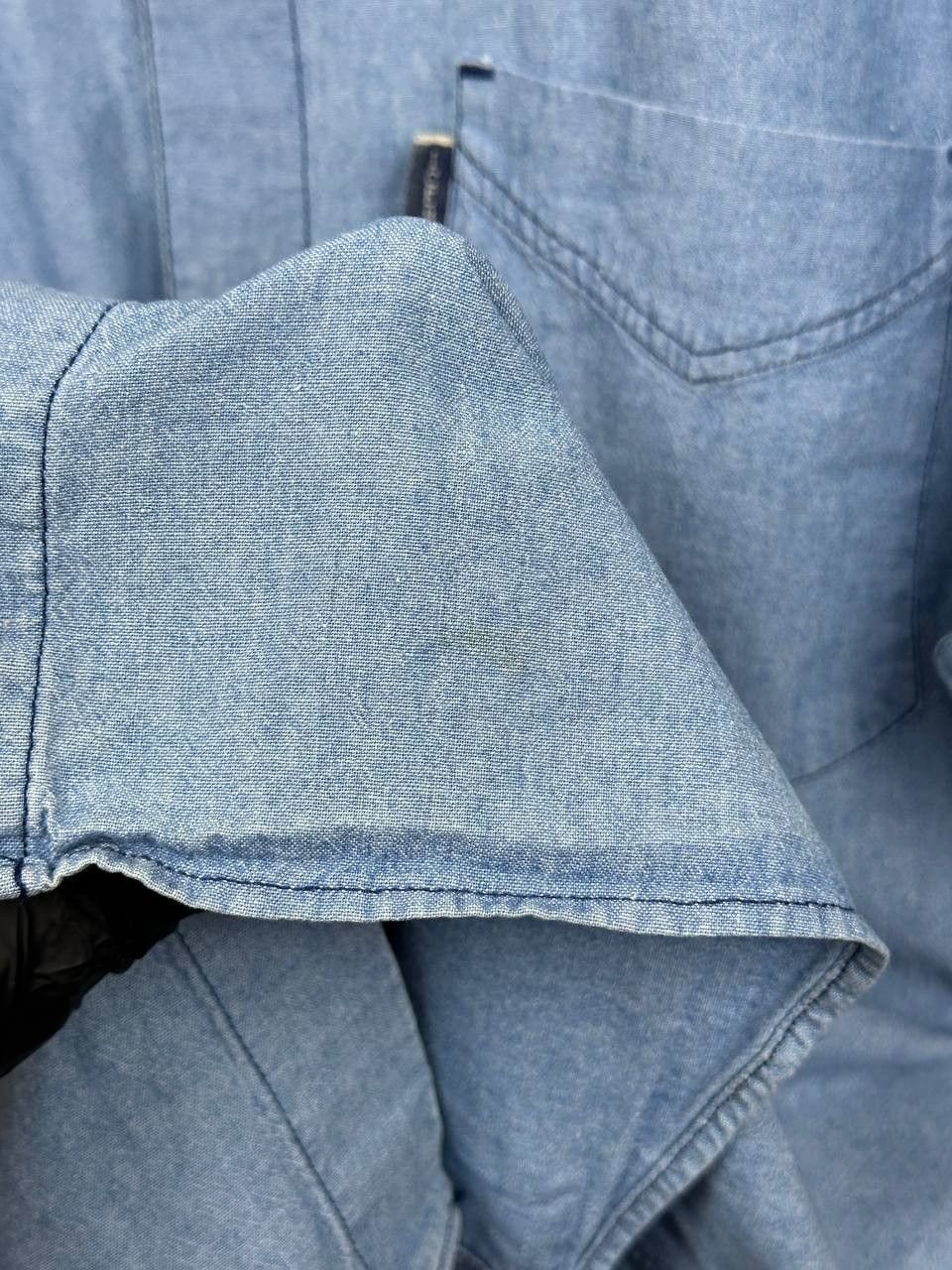 Iceberg ICEBERG Elvis Presley Denim Shirt Rare Vintage Italy Jeans Size US L / EU 52-54 / 3 - 13 Thumbnail