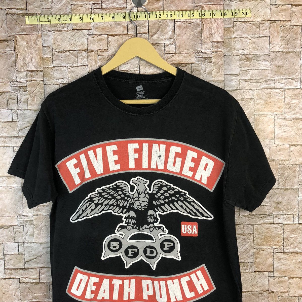 Band Tees Five Finger Death Puch band metal Black T-Shirt #A539 Size US M / EU 48-50 / 2 - 2 Thumbnail