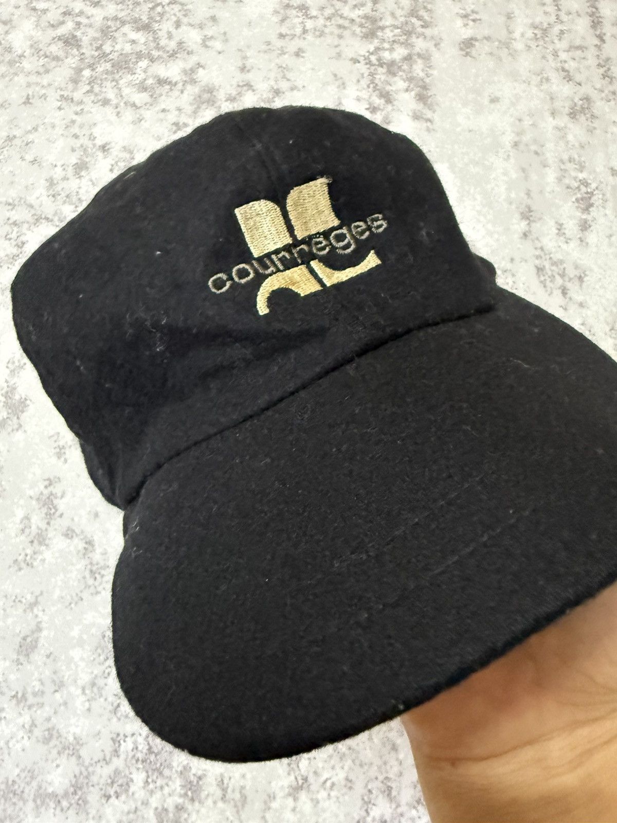 Courreges 90s Vintage Courreges Wool Adjustable Cap Size ONE SIZE - 6 Thumbnail