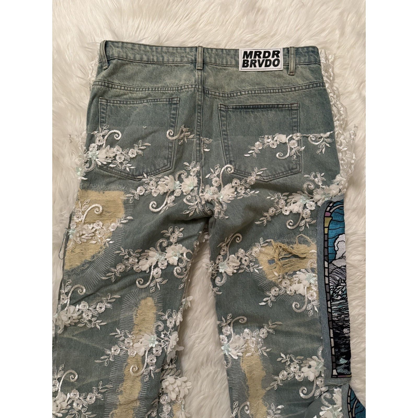Who Decides War Who Decides War New Jemotts Altar Fusion Denim Jeans 36 Size US 36 / EU 52 - 7 Thumbnail