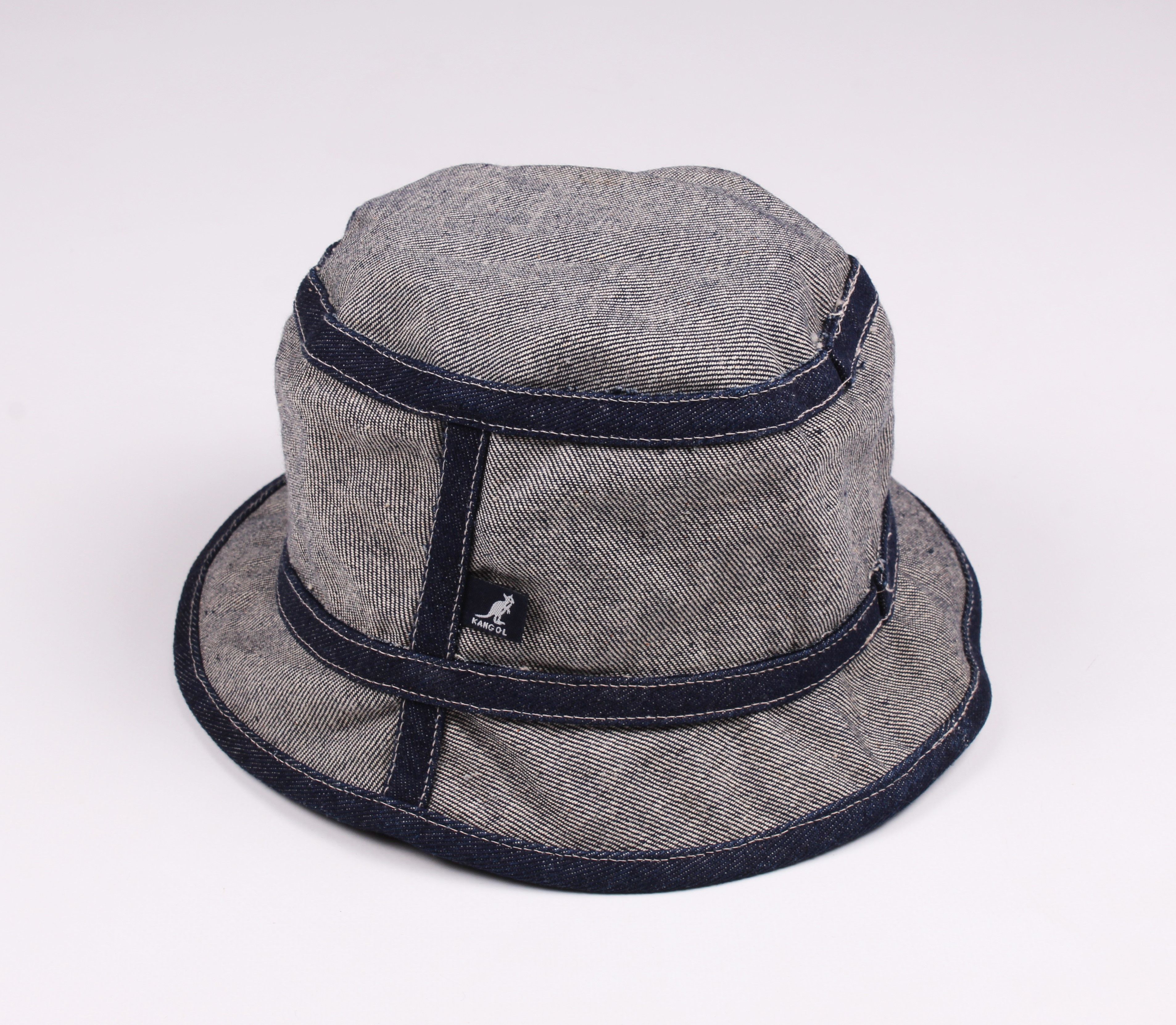 Kangol × Vintage Kangol Vintage Y2K Denim Double Side Bucket Hat Size ONE SIZE - 1 Thumbnail