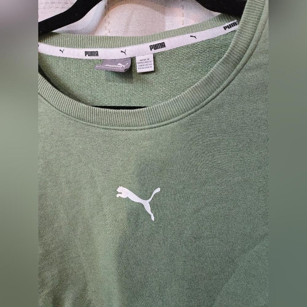 Puma Puma Cropped Sweatshirt Size L / US 10 / IT 46 - 2 Thumbnail
