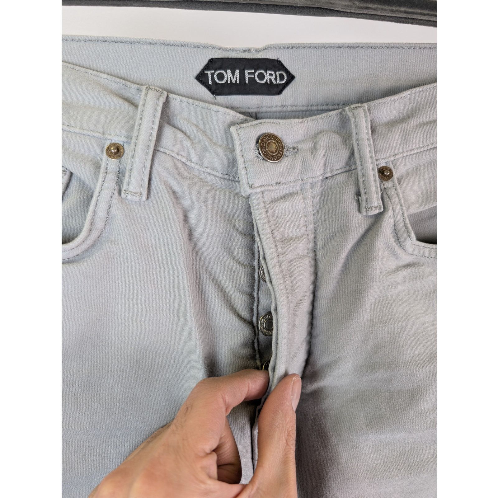 Tom Ford o1rshd1 Straight Jeans in Grey Size US 34 / EU 50 - 7 Thumbnail
