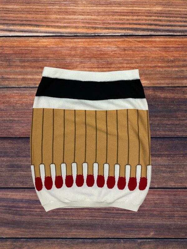 Jeremy Scott × Moschino × Vintage Vintage skirt Moschino Couture 38 Jeremy Scott knit Size 26" / US 2 / IT 38 - 3 Thumbnail