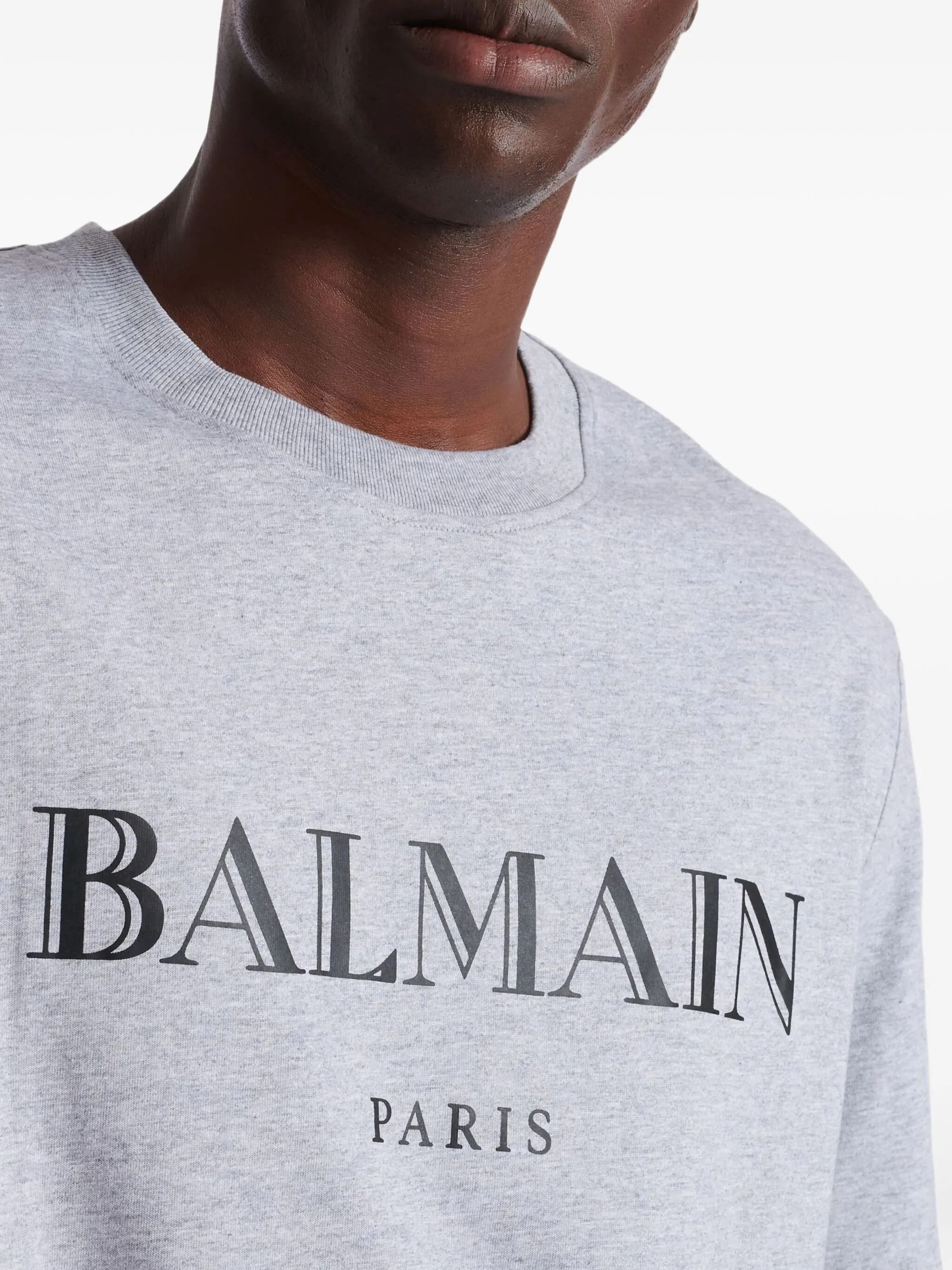Balmain o1loc1c1125 T-Shirt in Grey Size US L / EU 52-54 / 3 - 3 Thumbnail