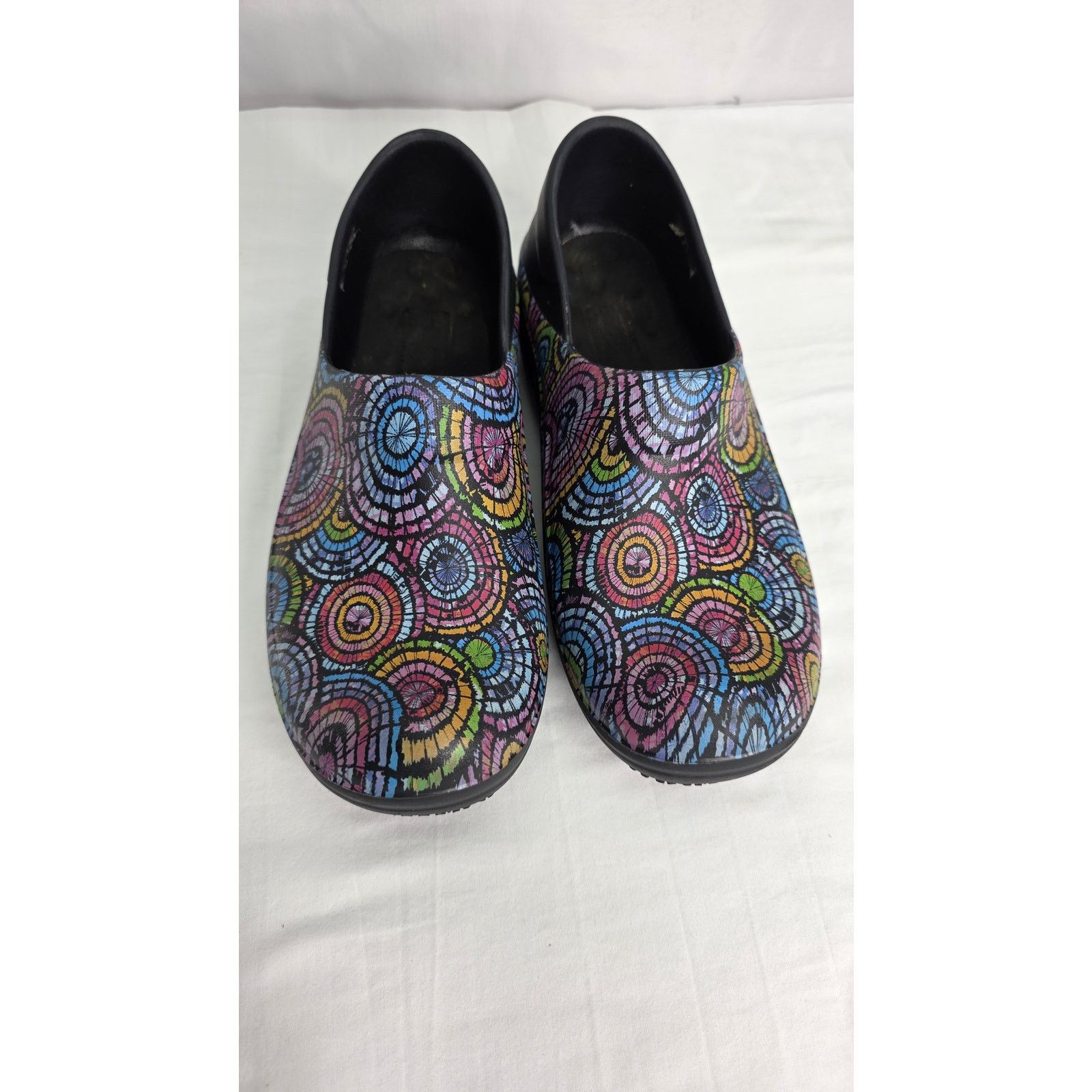 Crocs Crocs Neria Pro II Multi Colored Abstract Slip On Clogs Size US 9 / IT 39 - 2 Thumbnail