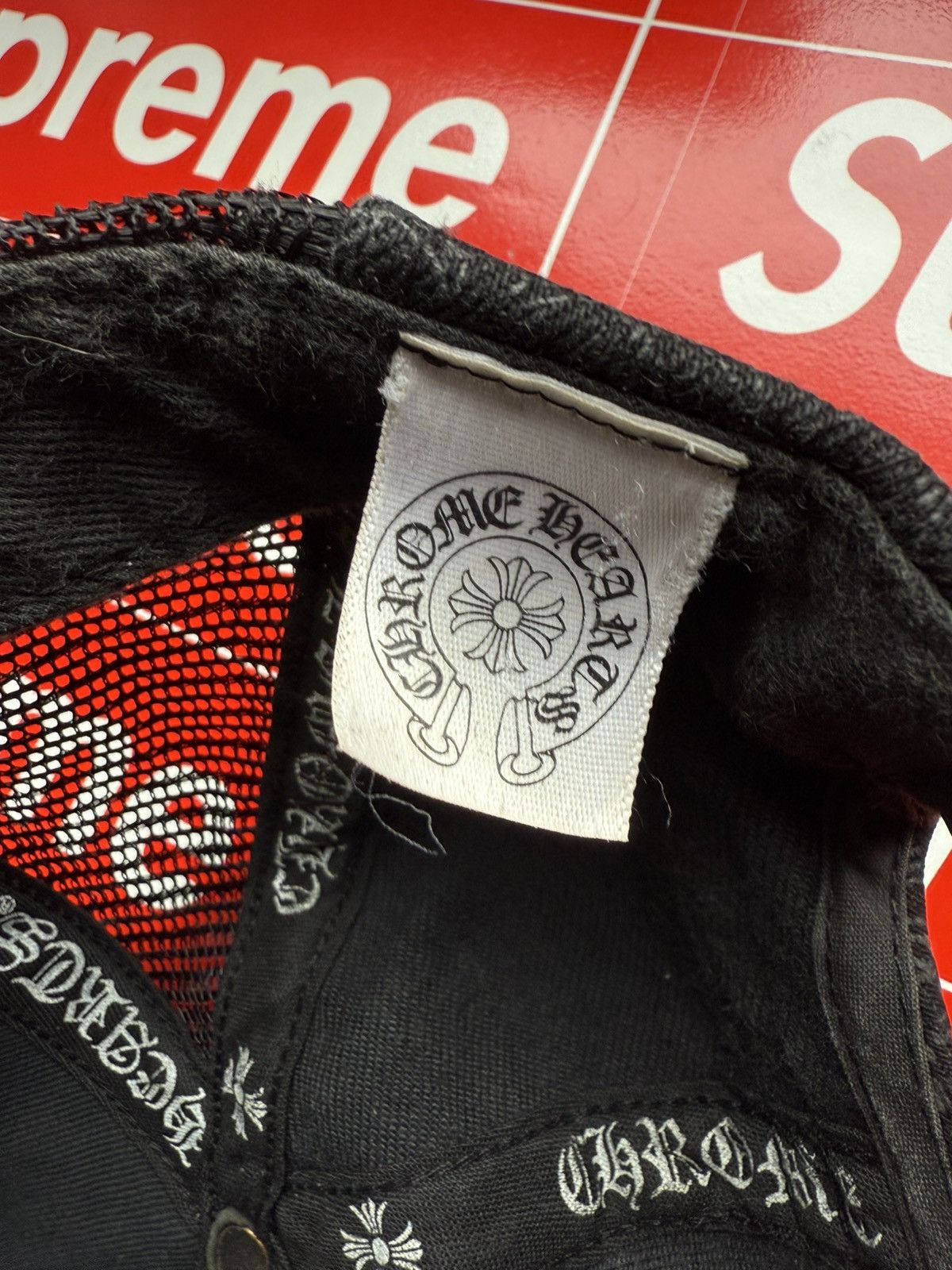Chrome Hearts CHROME HEARTS CEMETERY CROSS TRUCKER HAT Size ONE SIZE - 5 Thumbnail