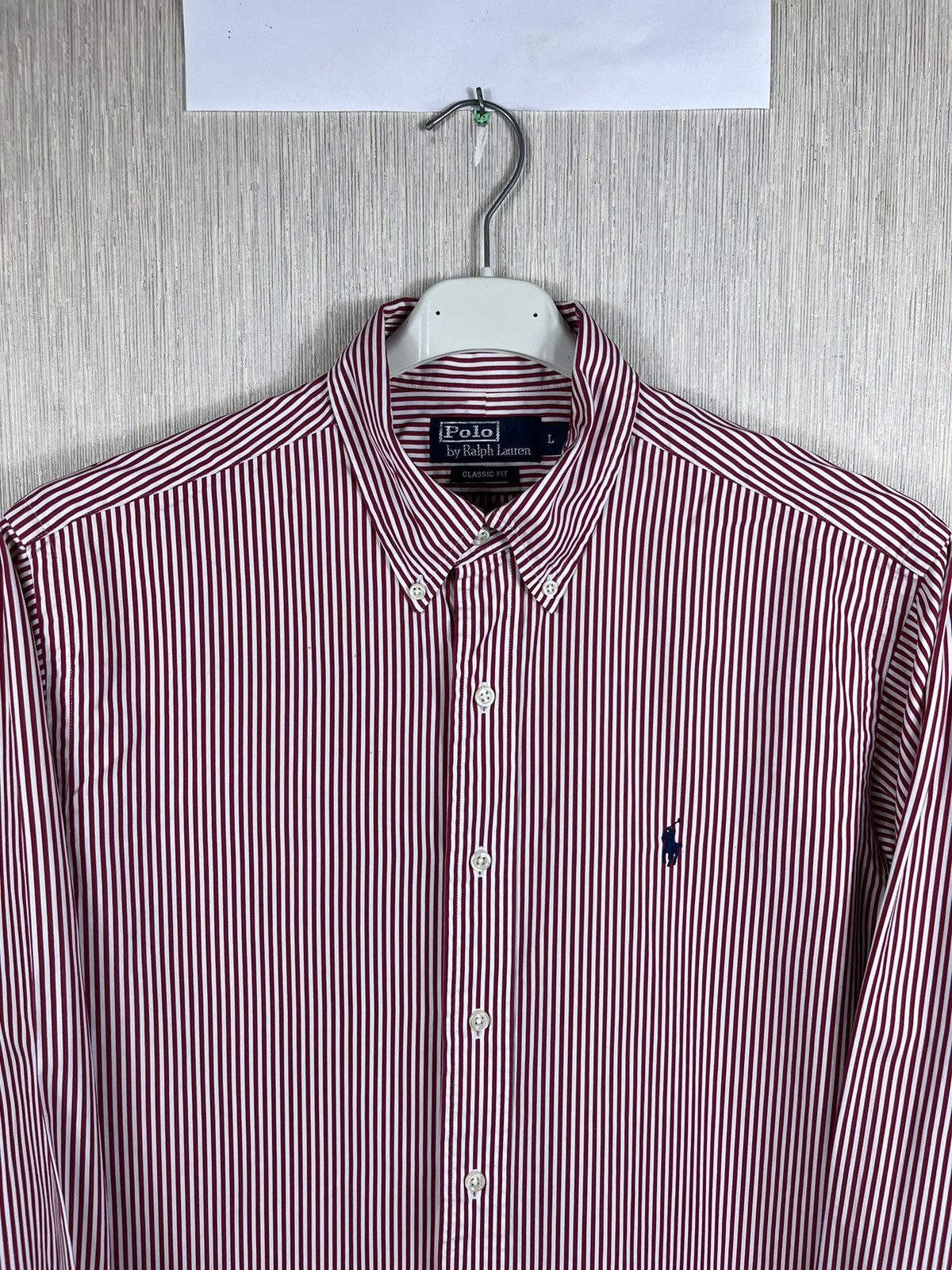 Polo Ralph Lauren × Ralph Lauren × Vintage Vintage Polo Ralph Lauren 90s striped shirt chest small logo Size US L / EU 52-54 / 3 - 5 Thumbnail