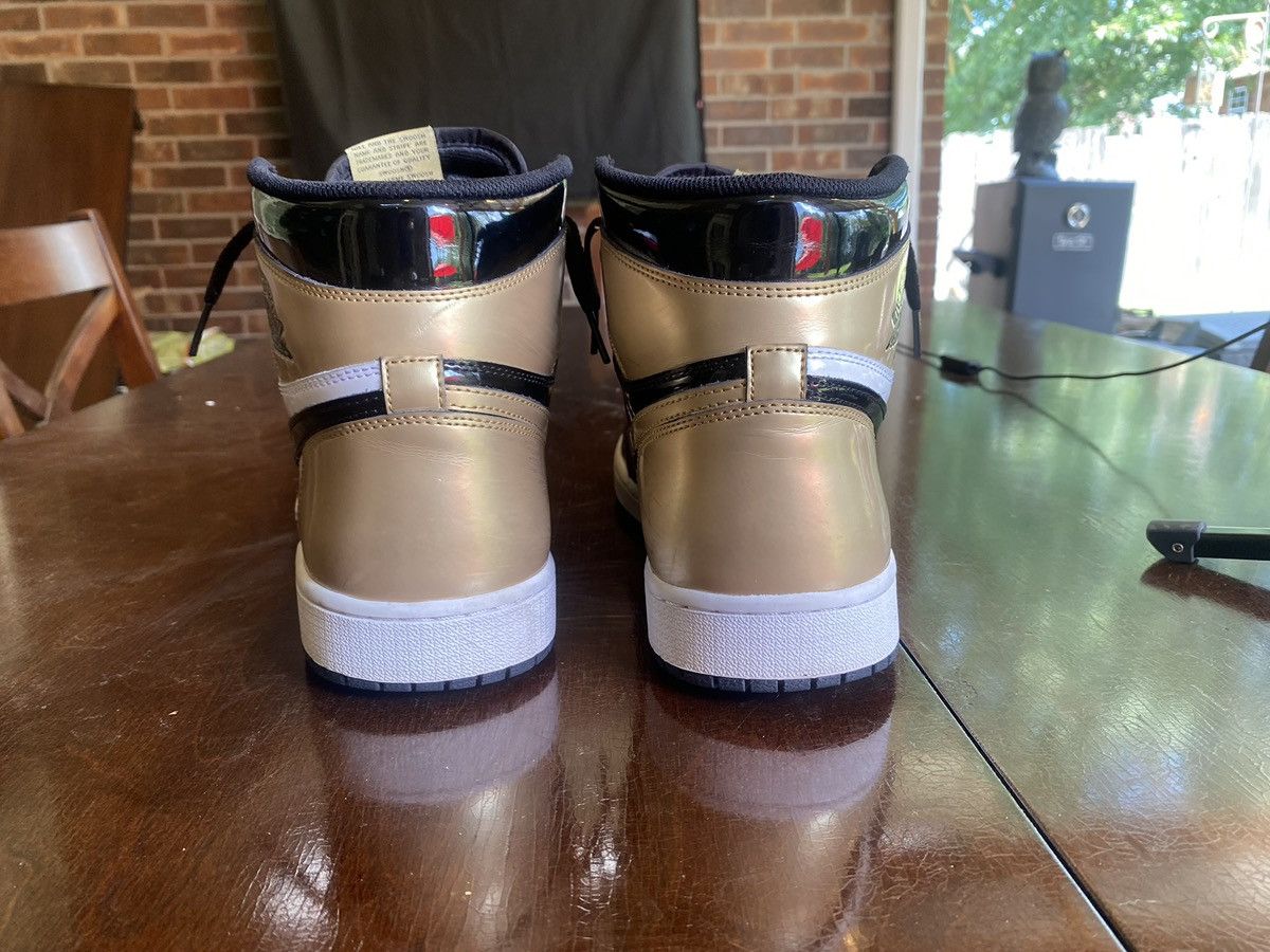 Jordan Brand Jordan 1 Retro High NRG Patent Gold Toe Size US 12 / EU 45 - 5 Thumbnail