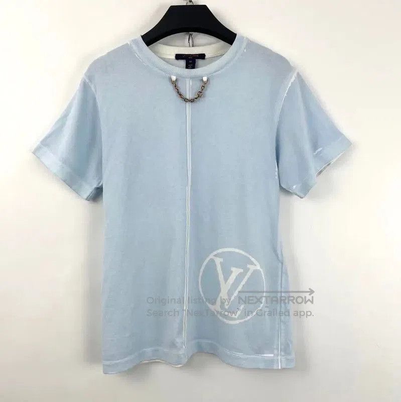 Louis Vuitton Louis Vuitton Summer Light Blue Logo T. Size XS / US 0-2 / IT 36-38 - 1 Thumbnail