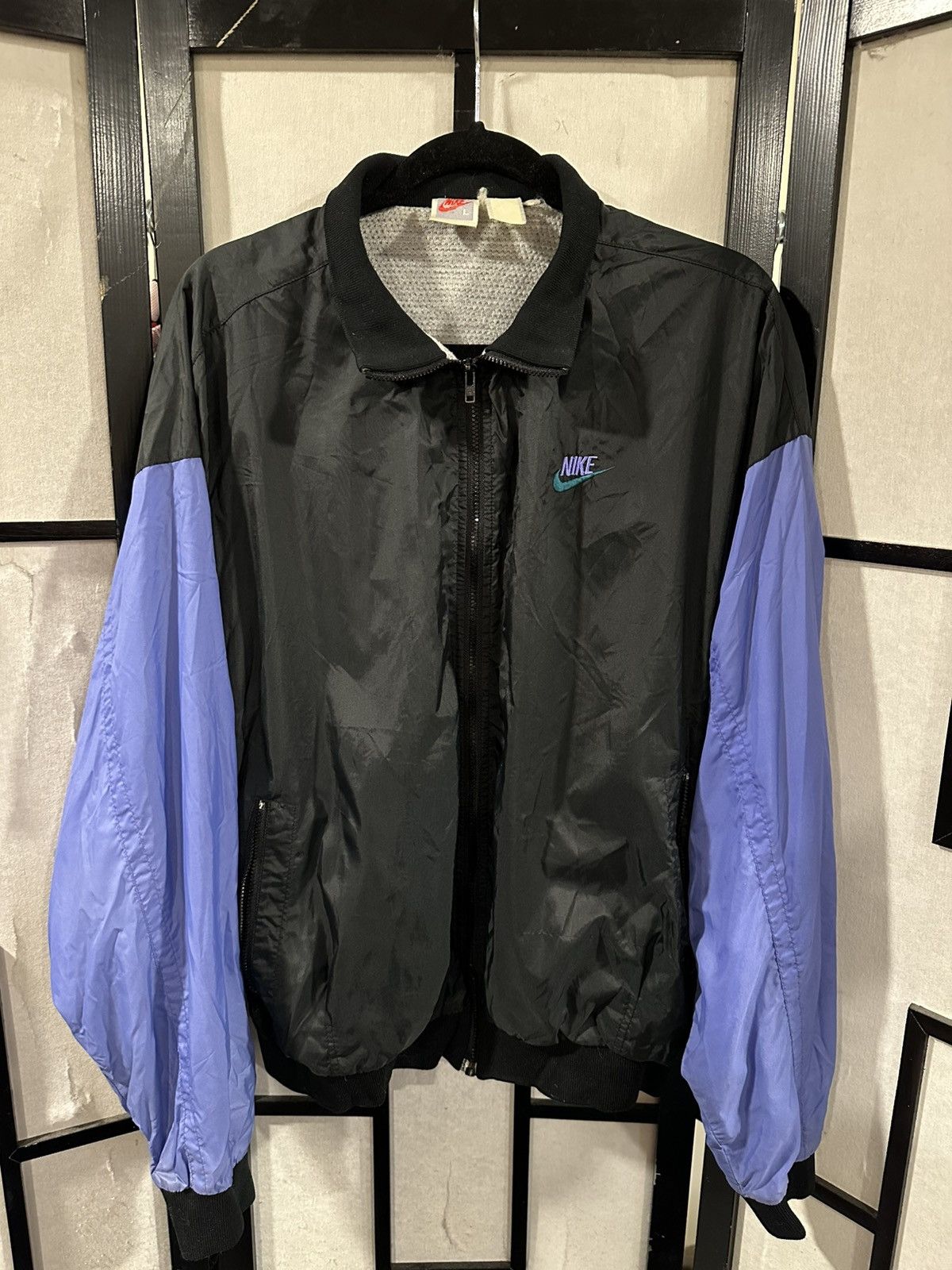 Nike Vintage 80s-90s Nike Windbreaker Size US L / EU 52-54 / 3 - 1 Thumbnail