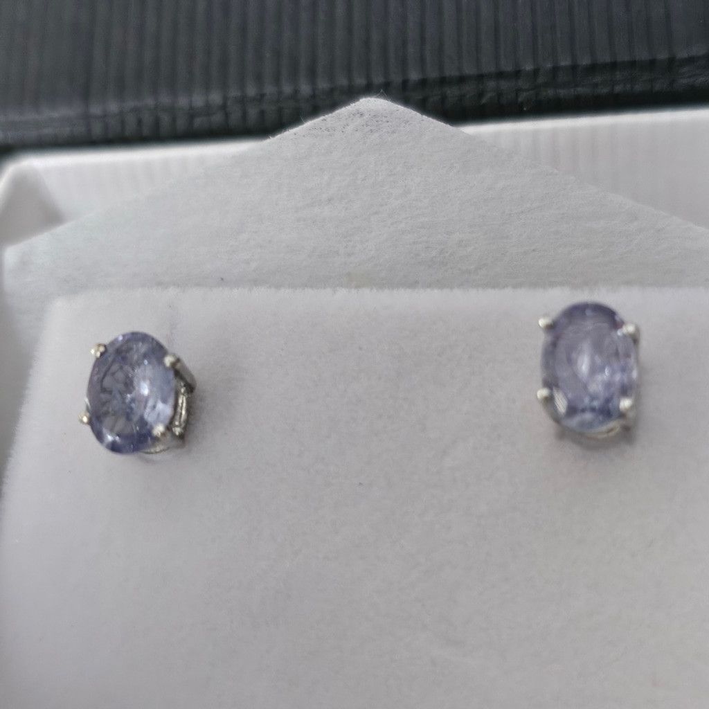 Other Elegant 2ct Natural Tanzanite Stud Earrings Size ONE SIZE - 1 Thumbnail