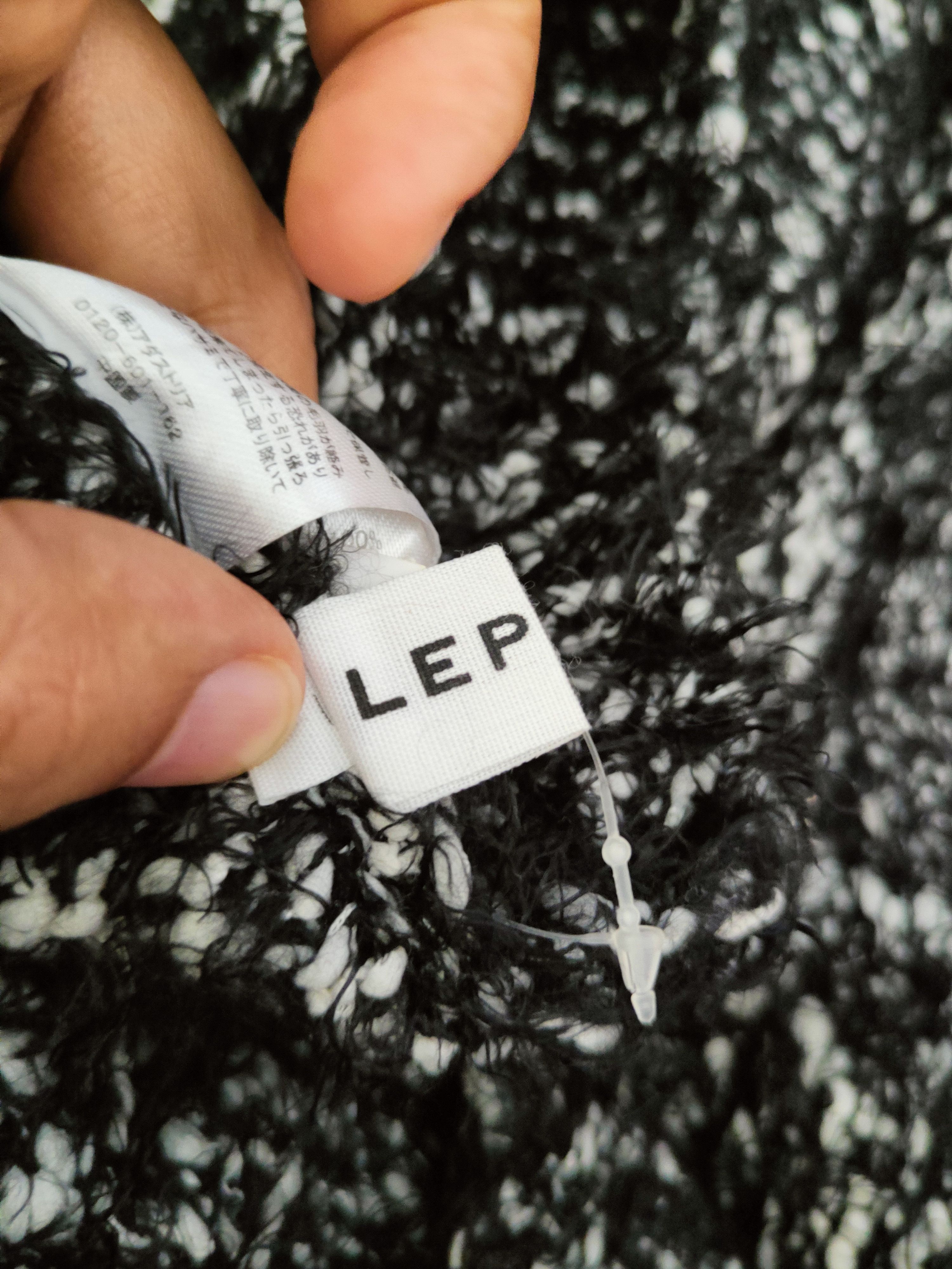 Japanese Brand DL Lepsim Black Fur shaggy Mohair Knitwear #46-998 Size M / US 6-8 / IT 42-44 - 12 Thumbnail