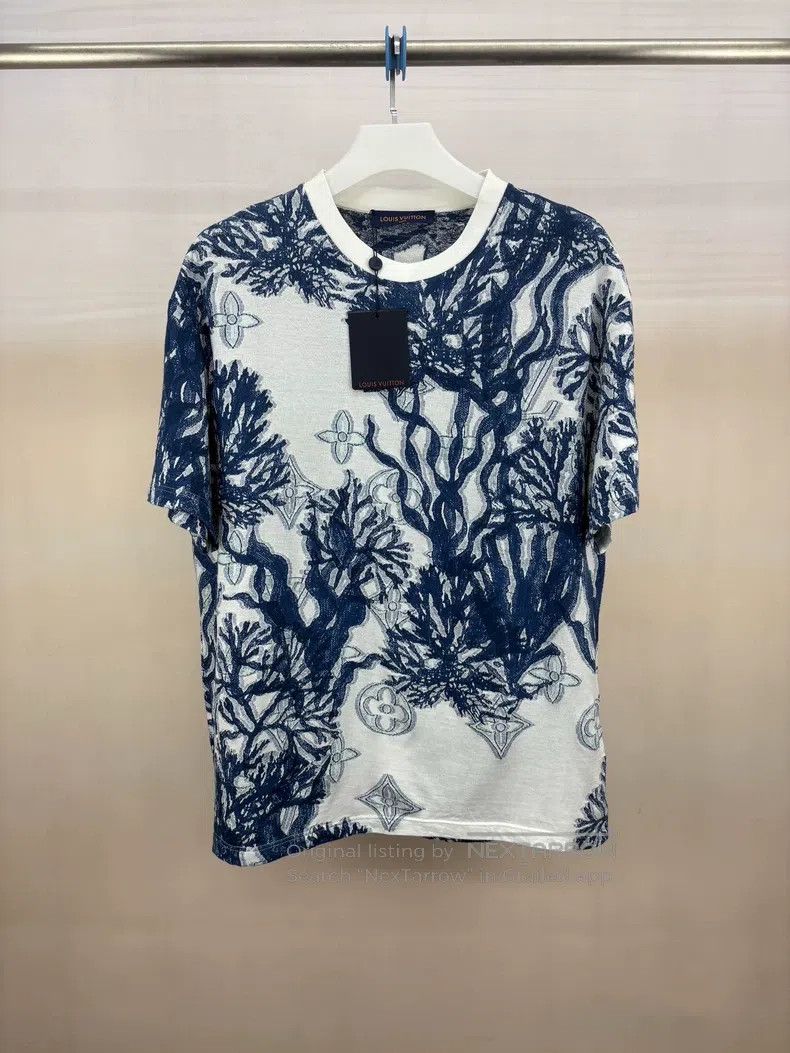 Louis Vuitton Louis Vuitton size 4l Blue water grass logo knitted short s Size US M / EU 48-50 / 2 - 2 Thumbnail