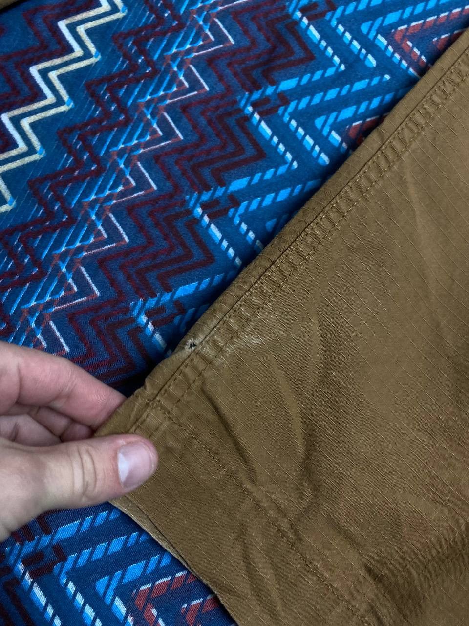 Carhartt × Japanese Brand Crazy Thrashed Carhartt Style Skater Jeans Baggy Skater Size US 31 - 7 Thumbnail