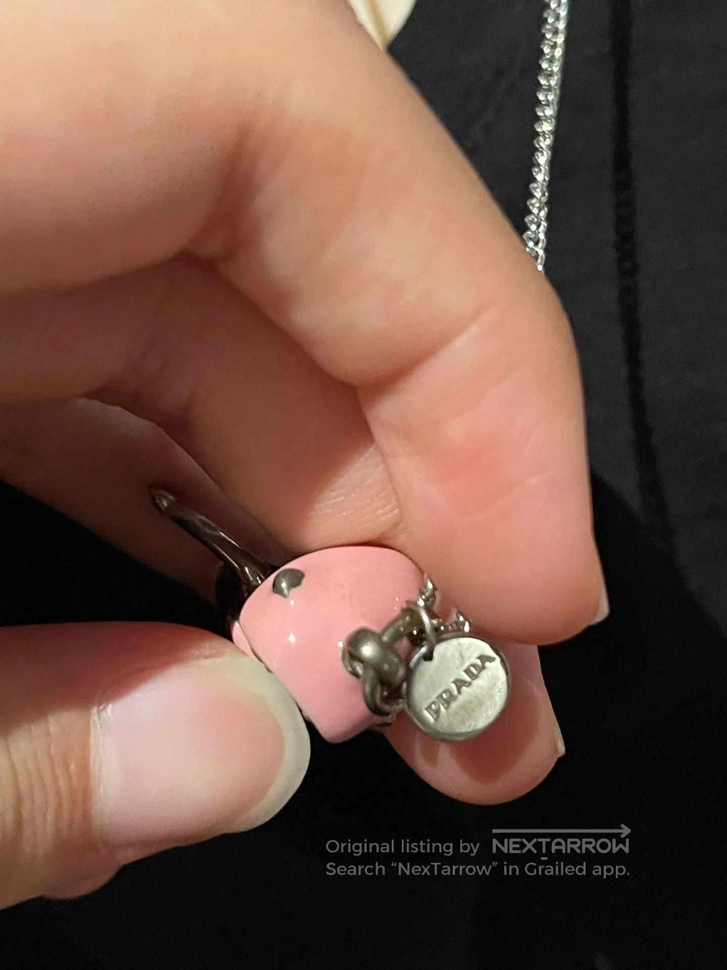 Prada Prada Monkey Pendant Long Necklace. Size ONE SIZE - 2 Thumbnail