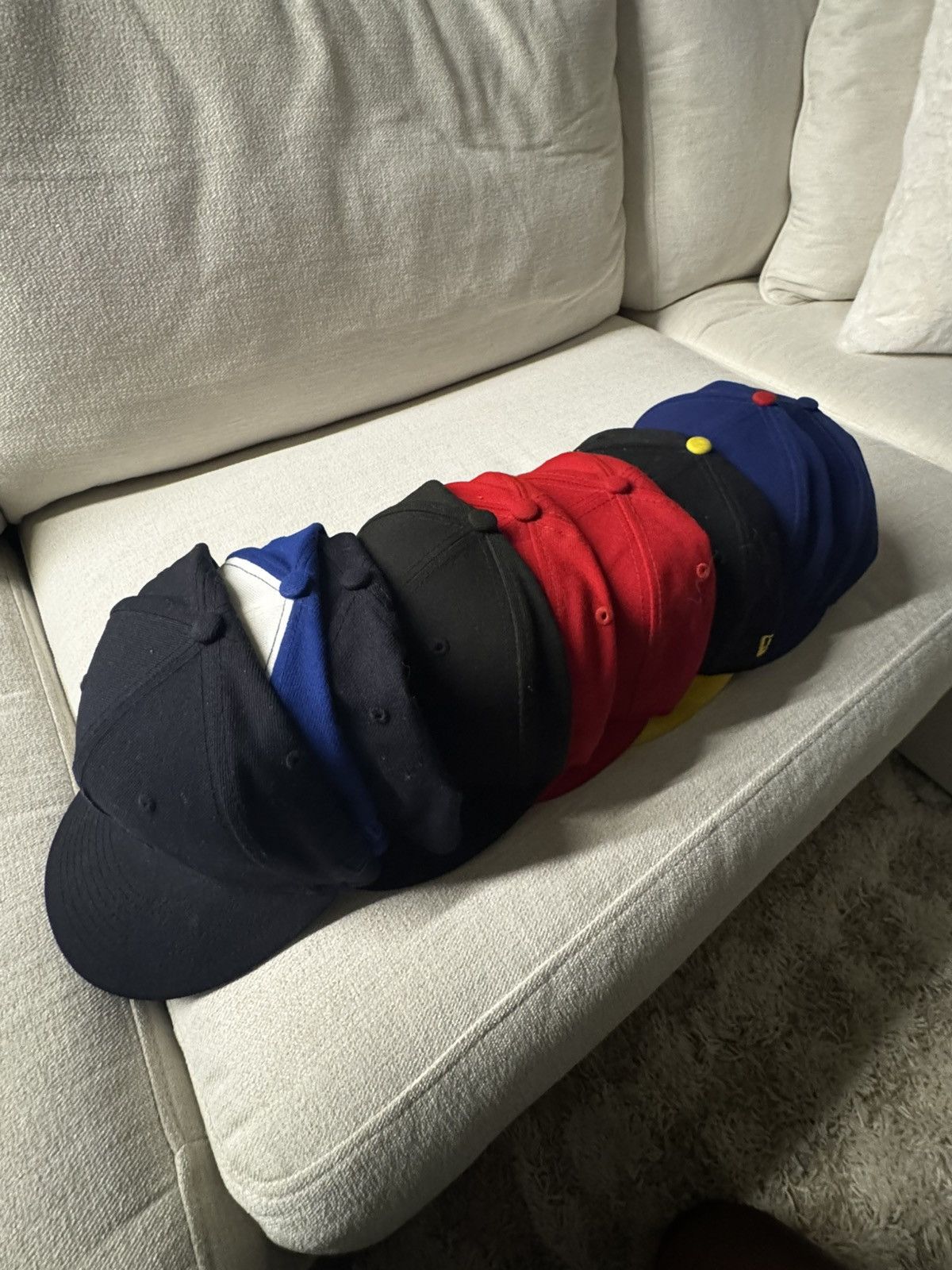 Other Used Fitted Hats bundle size 7 1/8 Size 32 - 2 Thumbnail