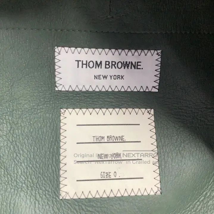 Thom Browne Thom Browne Green Shearling Long Sleeve Jacket. Size US M / EU 48-50 / 2 - 4 Thumbnail
