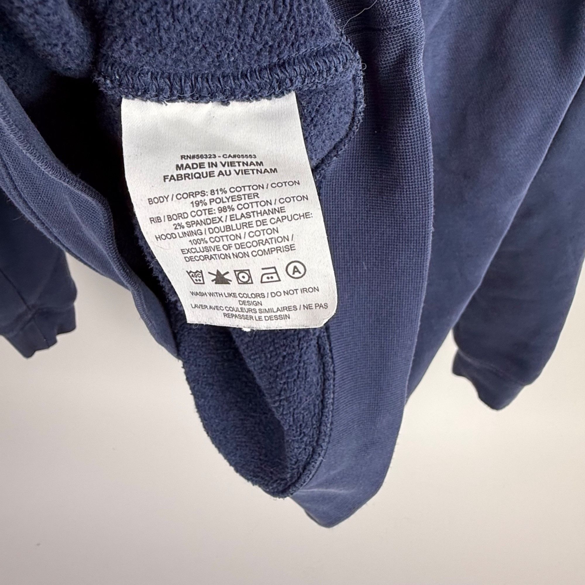 Nike Nike Men's Pullover Cotton Hoodie Size S Navy Logo Size US S / EU 44-46 / 1 - 6 Thumbnail