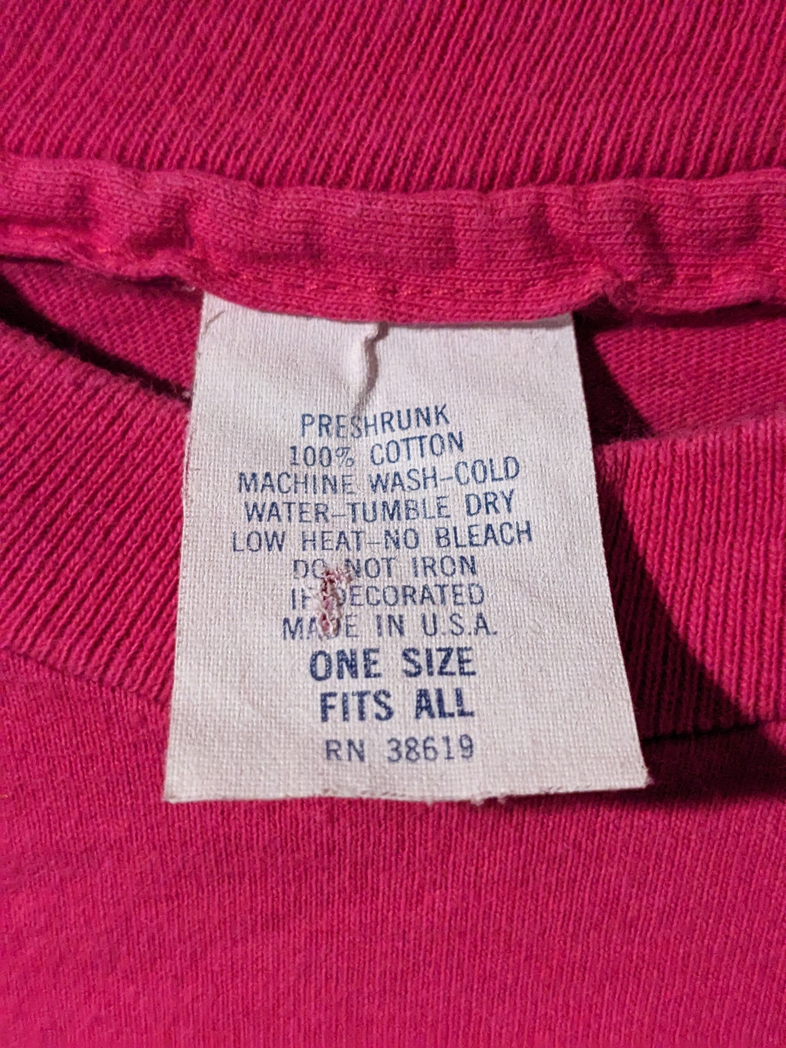 Vintage Vintage 90s University of Paris Pink Large Cropped T-Shirt Size L / US 10 / IT 46 - 3 Thumbnail
