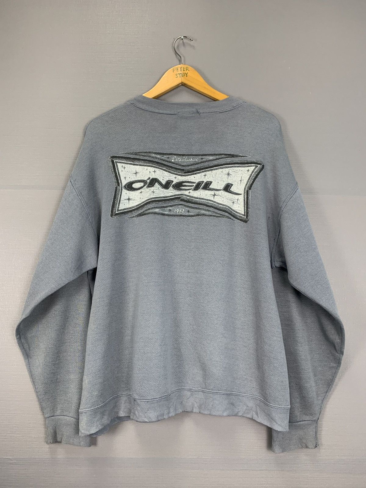O'Neill × Vintage Vintage 90s Oneill Sweatshirt Size US M / EU 48-50 / 2 - 1 Thumbnail