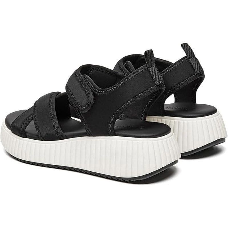 Other New Rihero Womens 9.5 Comfort Platform Sandals - Black/White Size US 9.5 / IT 39.5 - 4 Thumbnail