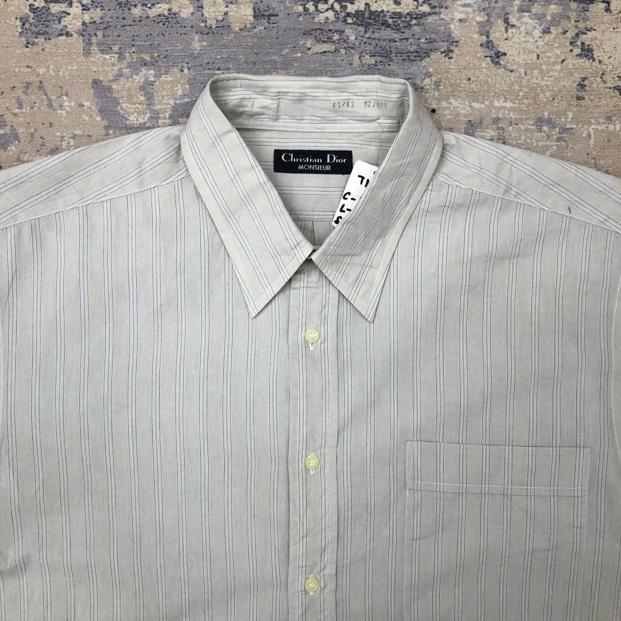 Christian Dior Monsieur T184 VTG CHRISTIAN DIOR MONSIEUR STRIPED SHIRT Size US M / EU 48-50 / 2 - 1 Thumbnail