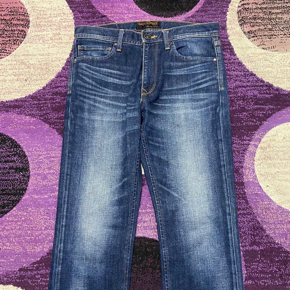 Japanese Brand Back Number Japan Denim Jeans Size US 32 / EU 48 - 2 Thumbnail