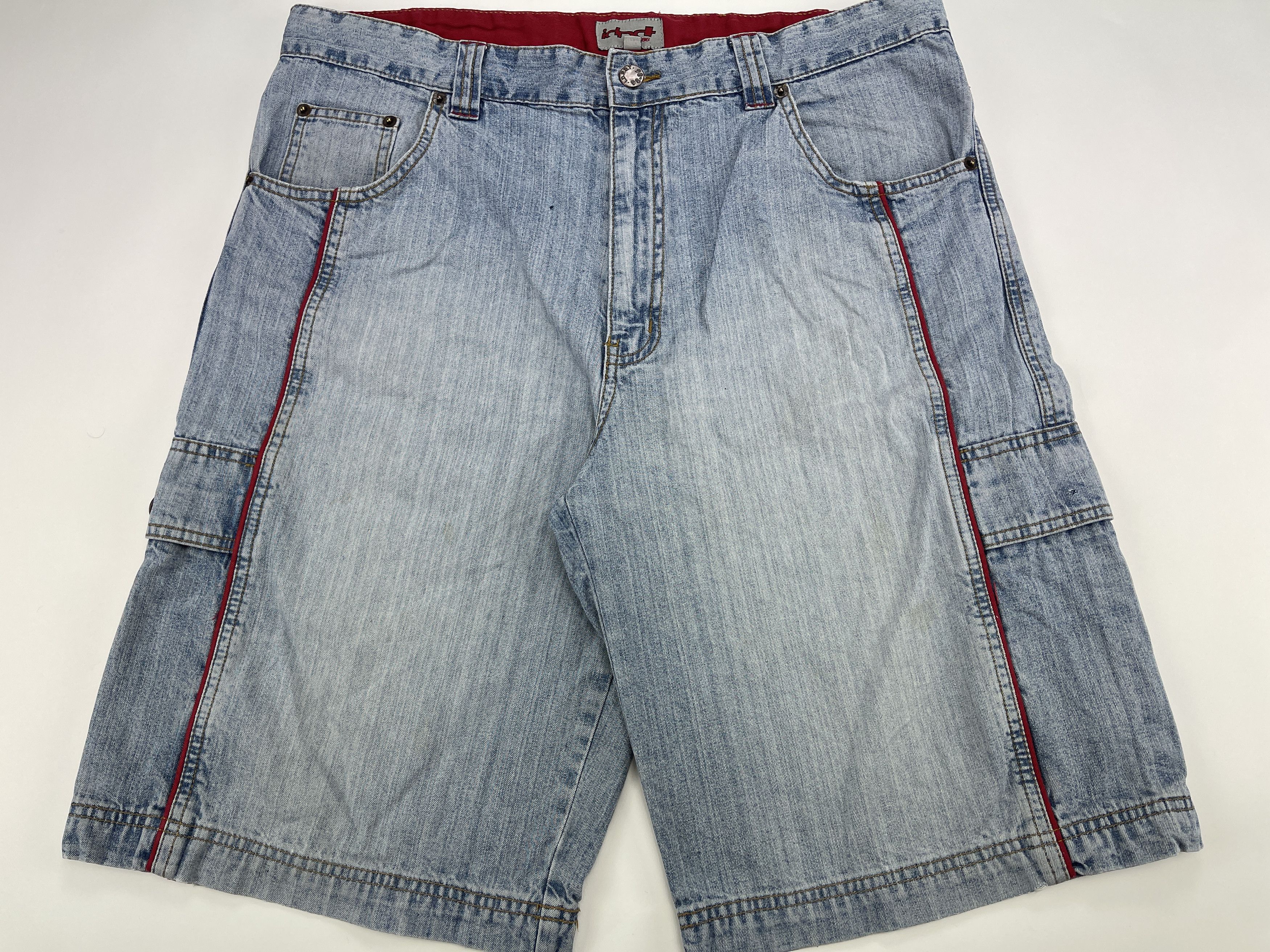 Other IDPDT jeans shorts, Independent, vintage baggy denim, 90s 36 Size US 36 / EU 52 - 2 Thumbnail