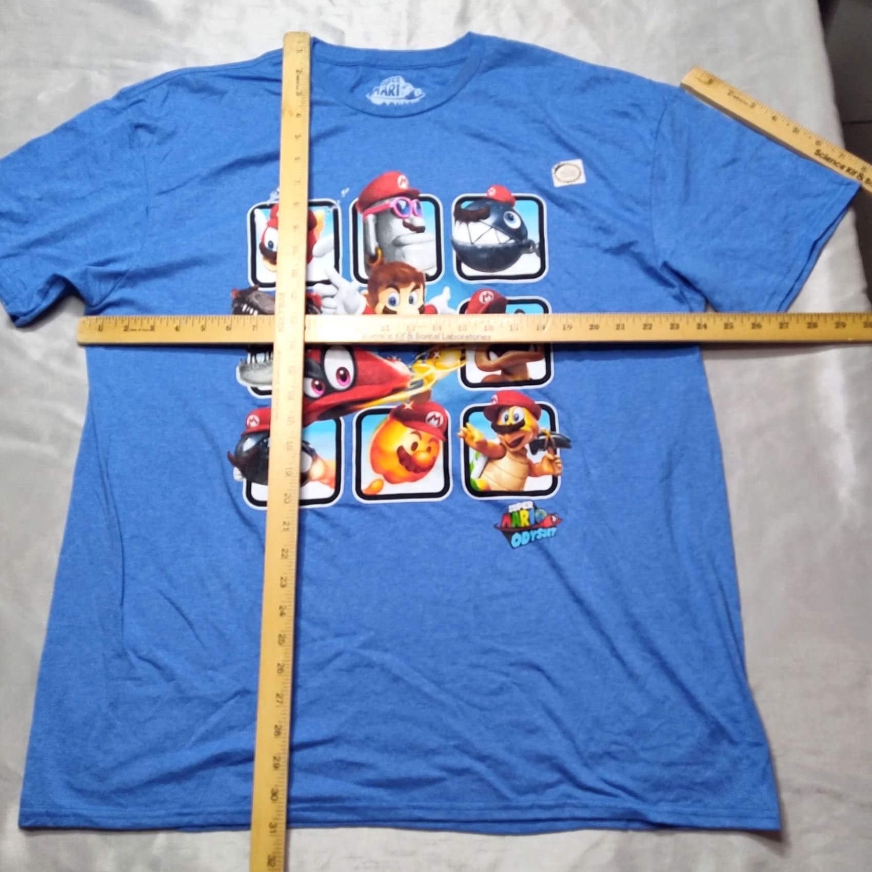 Nintendo NINTENDO SUPER MARIO ODYSSEY Men 2XL Blue Short Sleeve T-Shirt NEW Shirt Size 2XL Mens Woman Size US XXL / EU 58 / 5 - 6 Thumbnail