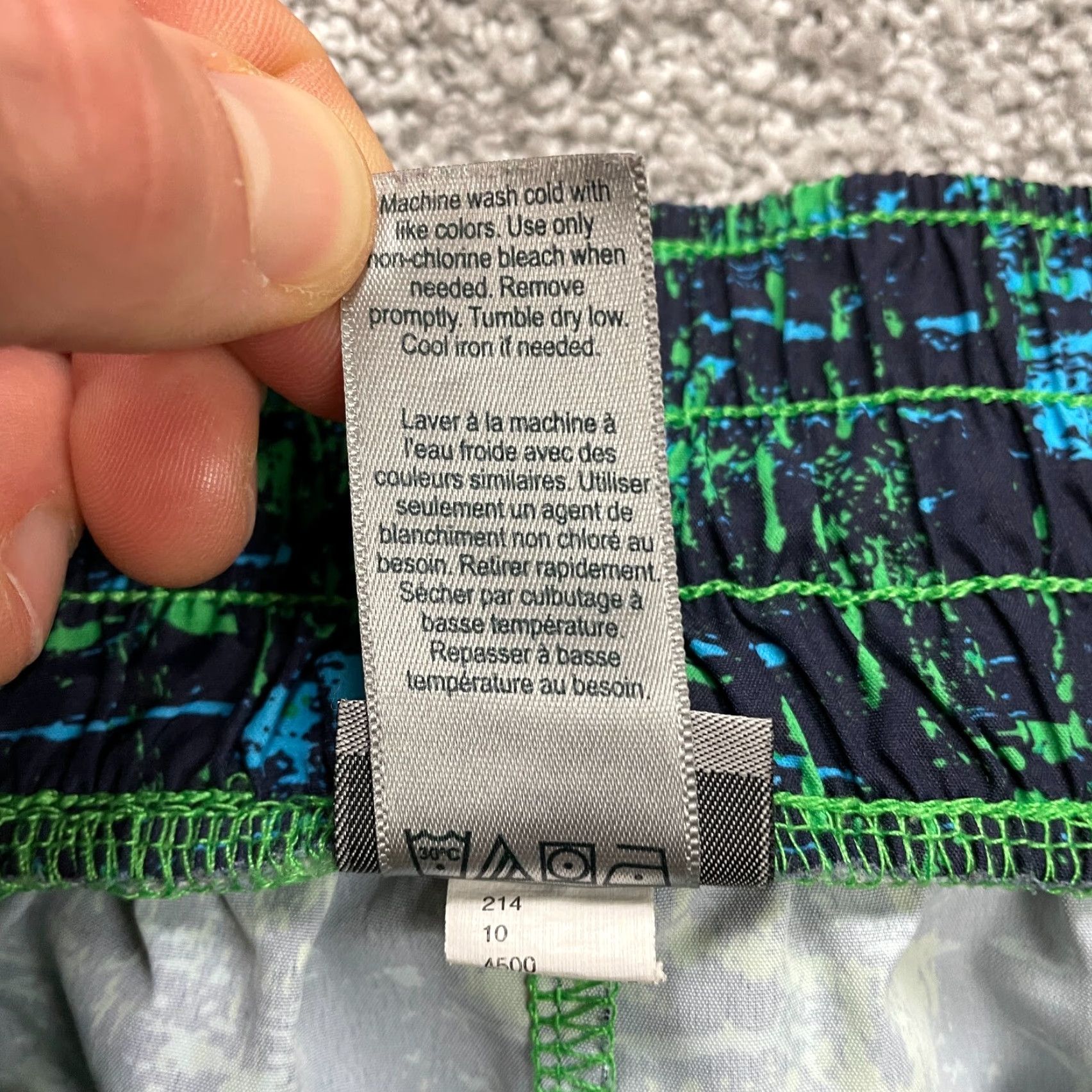 Champion Champion Active Shorts Womens L Green Blue Elastic Waist Pockets 30x3 Shorx? Size 36" / US 14 / IT 50 - 7 Thumbnail