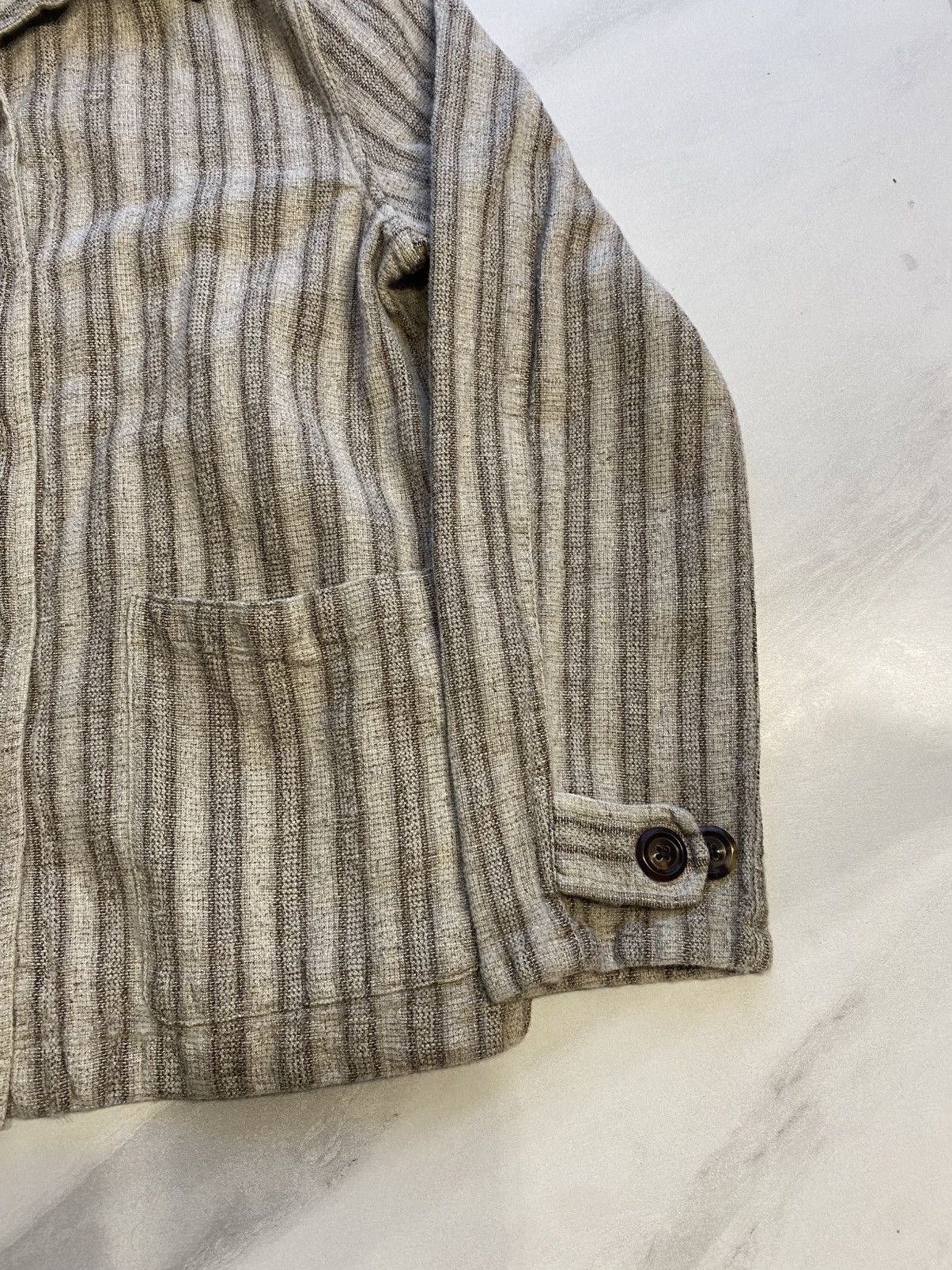 Our Legacy Our legacy Square striped Square jacket cotton wool luxury Size S / US 4 / IT 40 - 5 Thumbnail