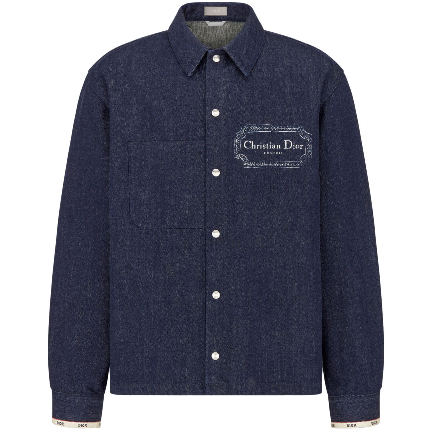 o1w1db10124 Grant And Charleston Overshirt in Raw Blue