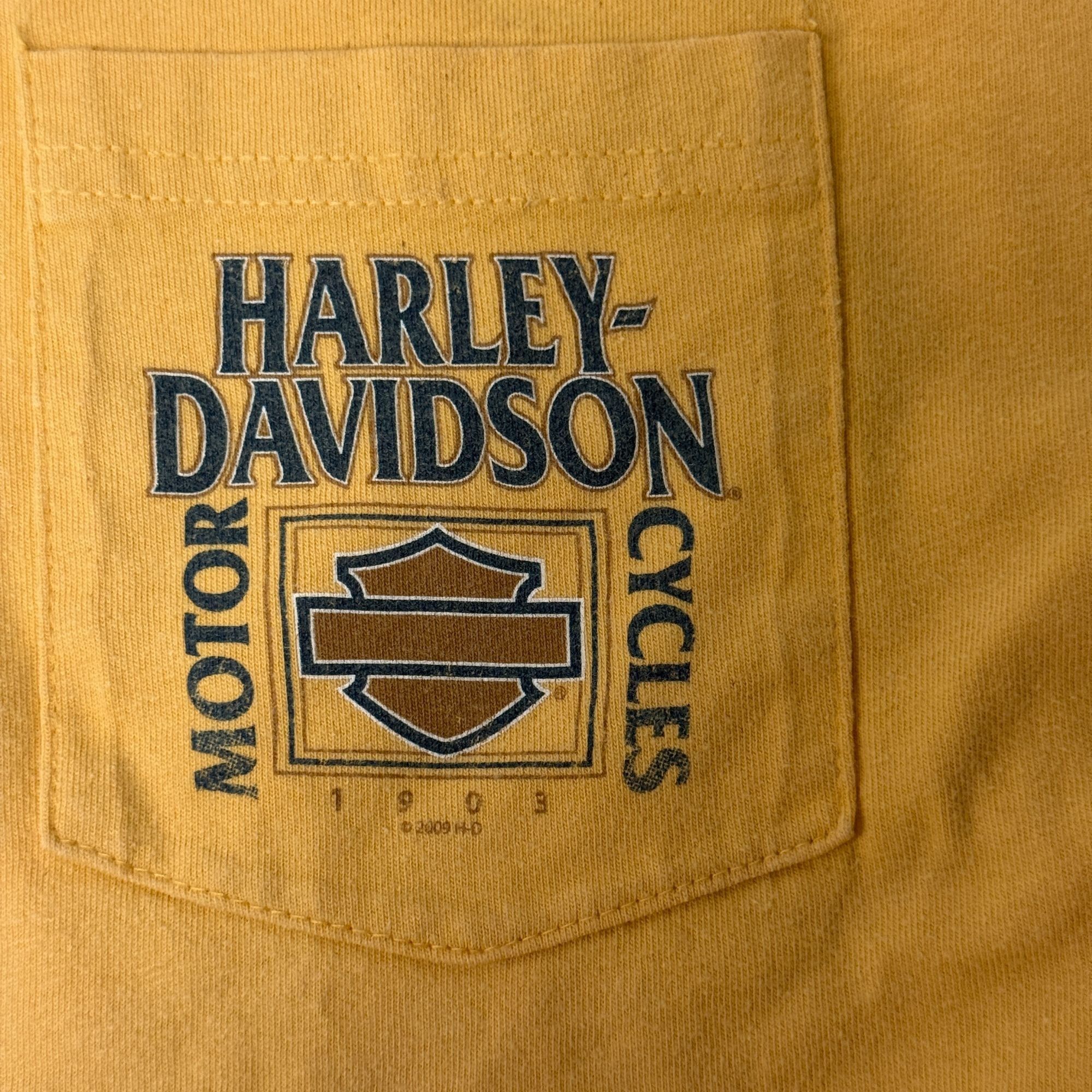 Harley Davidson KALISPELL MT Glacier NATIONAL Park MOUNTAIN GOAT Biker Shirt Size US L / EU 52-54 / 3 - 5 Thumbnail