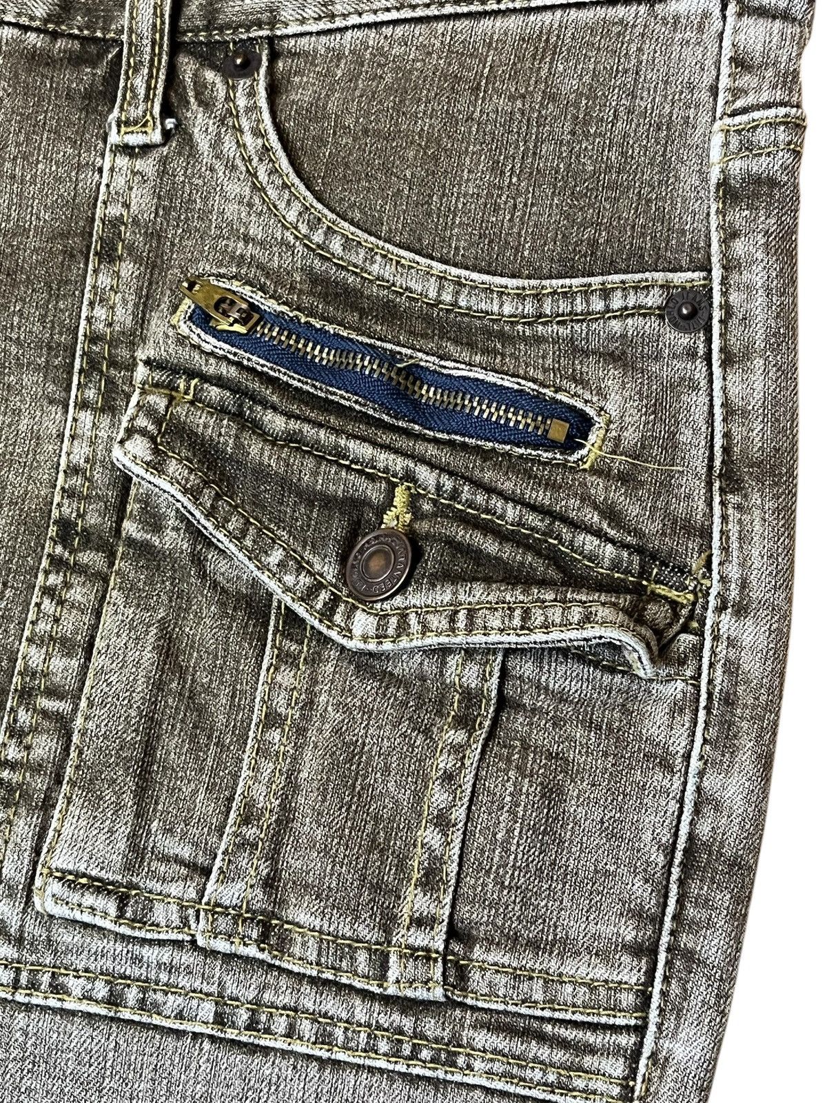 Japanese Brand JAPANESE ARTISTR “ORIRIN JEANS” DIRTY MUDD FLARED JEANS Size US 33 - 7 Thumbnail