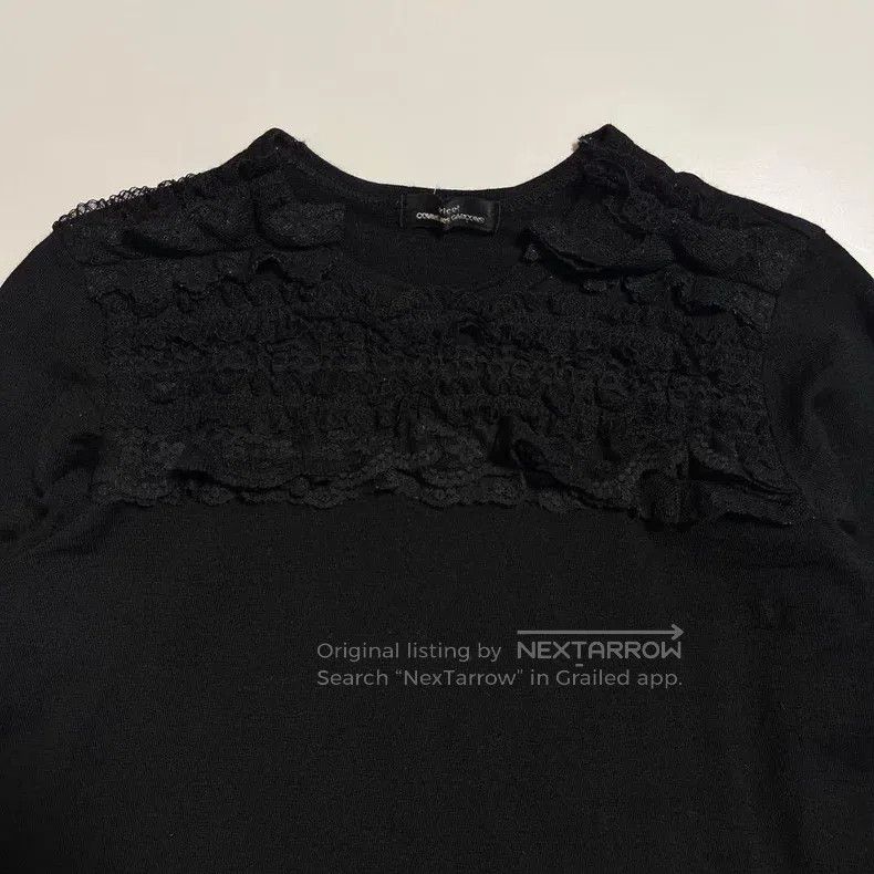 Comme des Garcons Comme Des Garcons Jacquard lotus wool long-sleeve Size S / US 4 / IT 40 - 1 Thumbnail