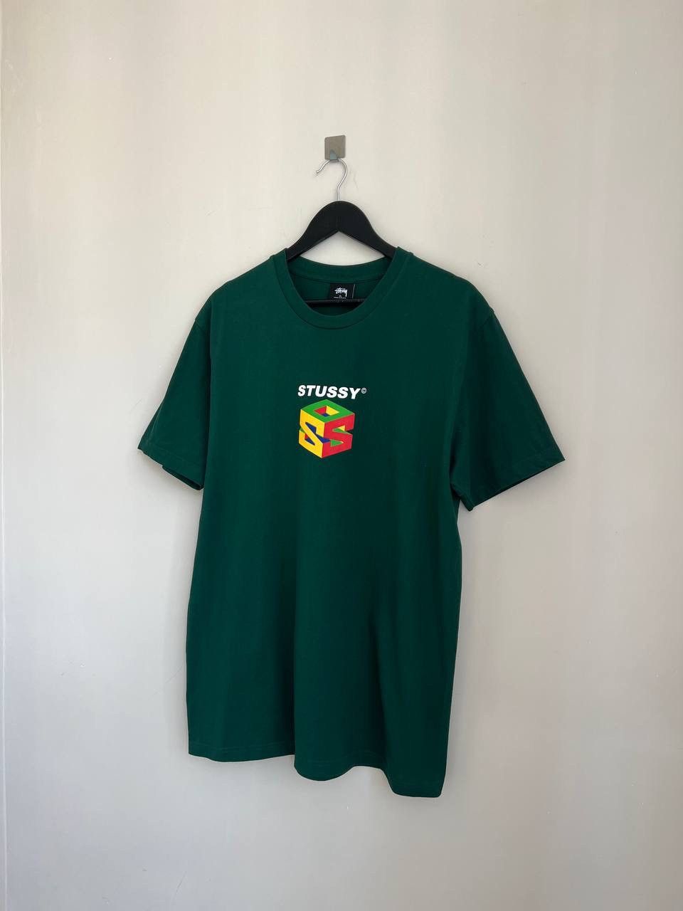 Stussy Stussy men's t-shirt with logo green size XL Size US L / EU 52-54 / 3 - 2 Thumbnail