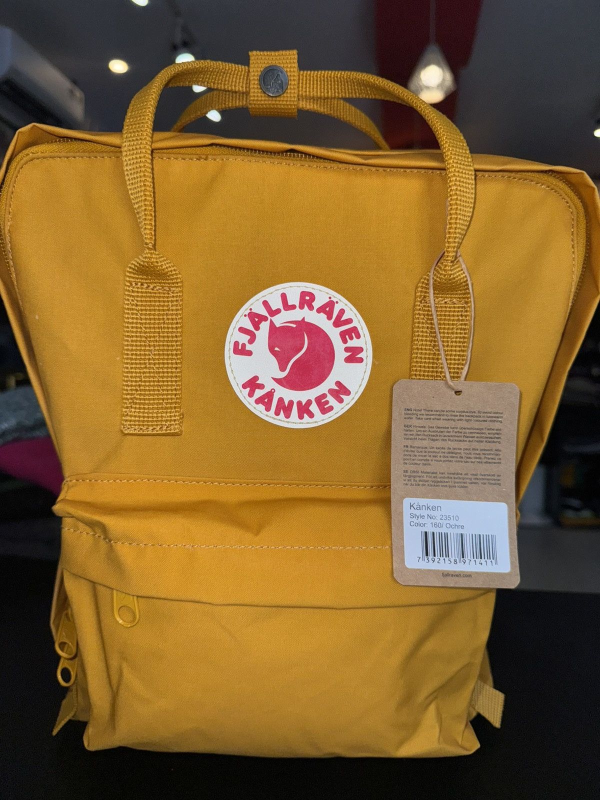 Fjallraven Kånken - Ochre ( backpack) brand new Size ONE SIZE - 3 Thumbnail