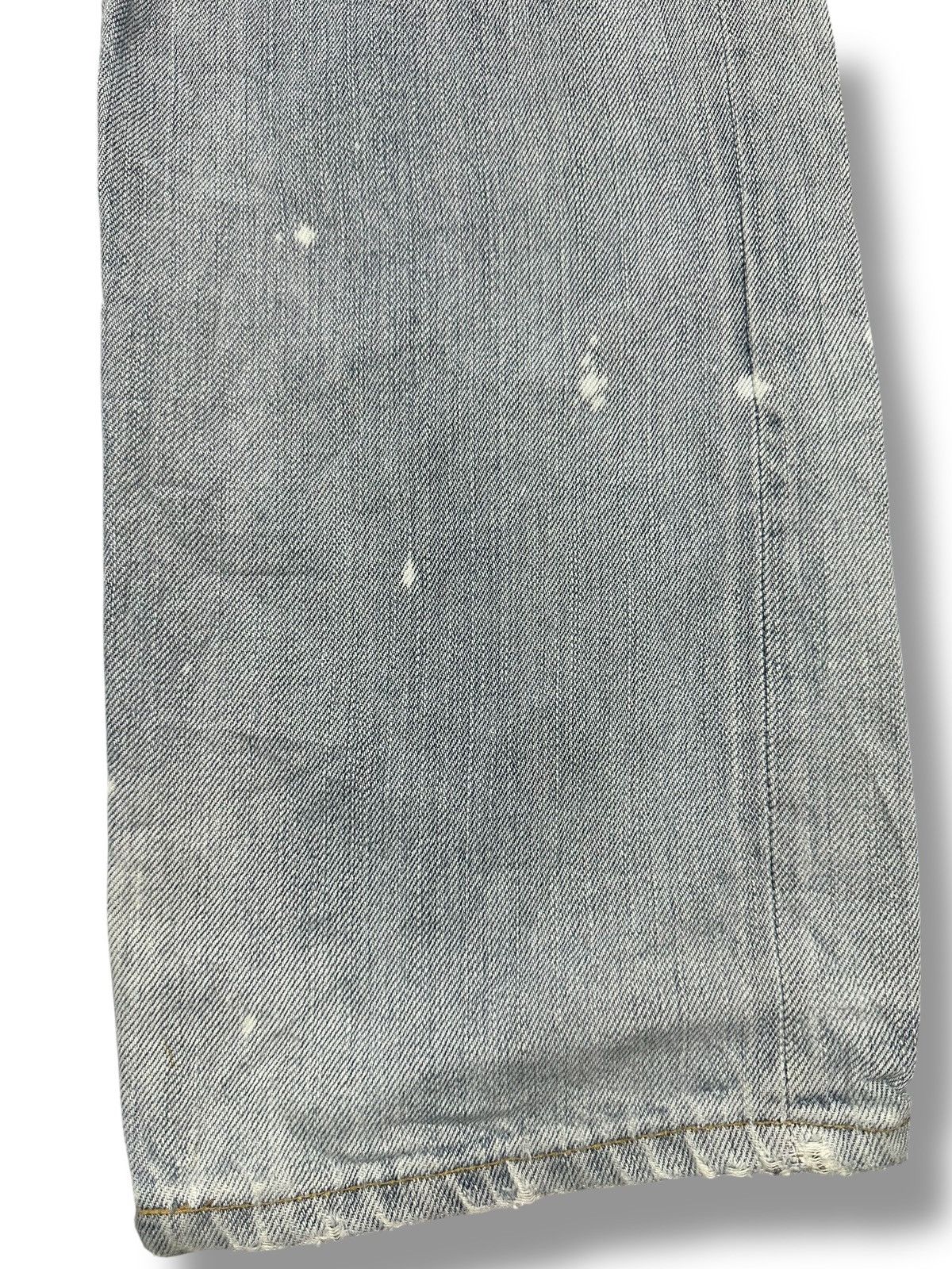 Edwin Edwin 90's Vintage Distresse Jean With Baggy Wideleg Painted Size US 31 - 10 Thumbnail