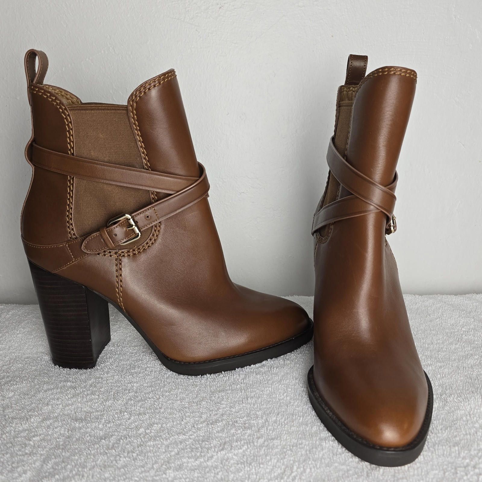 Coach Coach Saddle Brown Jackson Booties Boots Pull On Cognac Brow Size US 10 / IT 40 - 2 Thumbnail