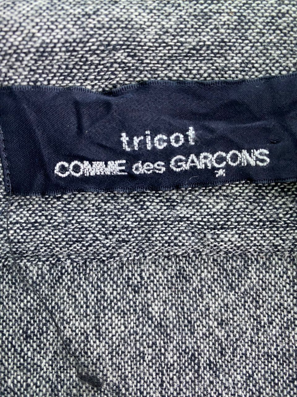 Comme des Garcons × Vintage Vtg rare Tricot by Comme Des Garcons button up boxy shirts Size ONE SIZE - 4 Thumbnail