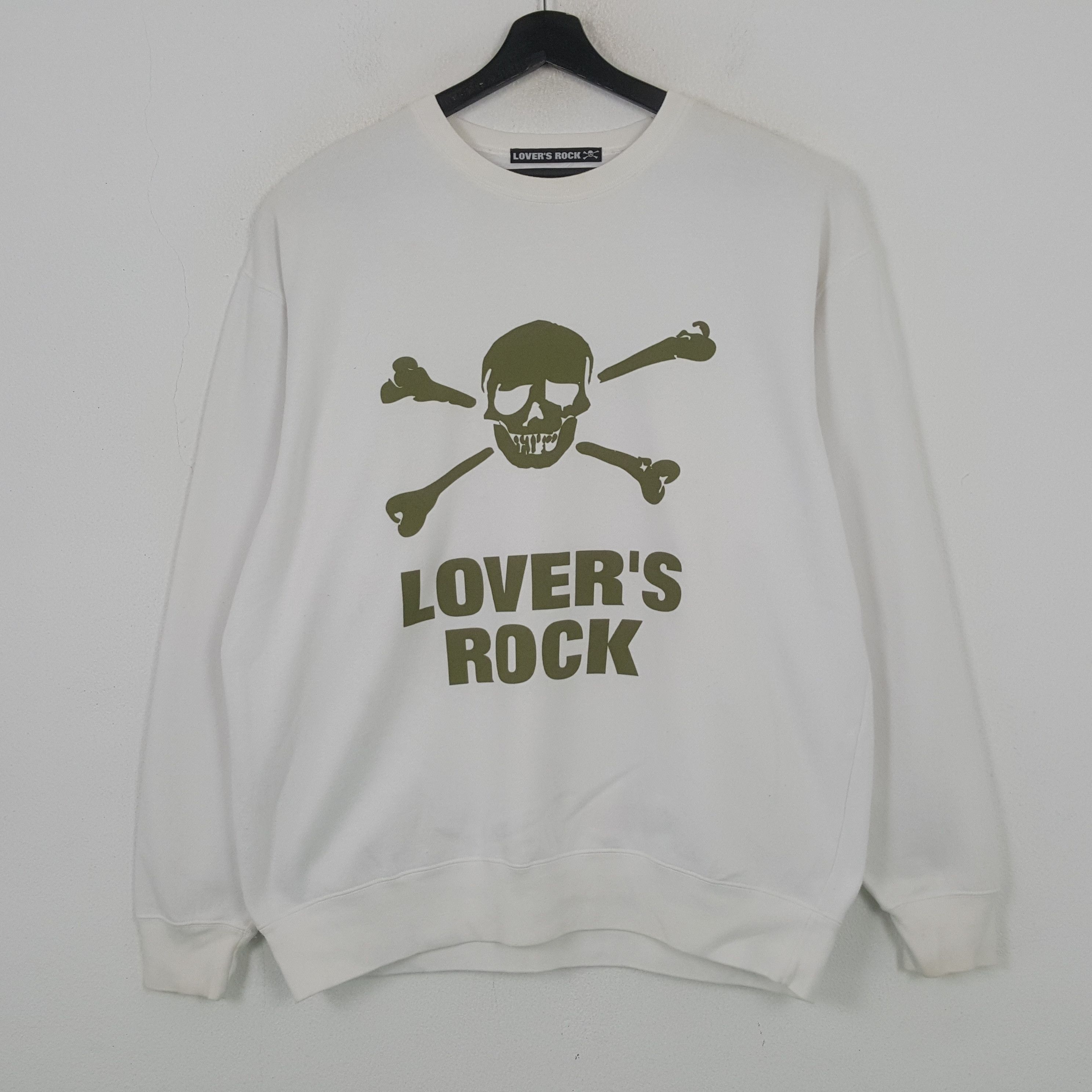 Vintage Skull Lovers Rock Streetwear Style Sweatshirt RR5 Size US XL / EU 56 / 4 - 1 Thumbnail