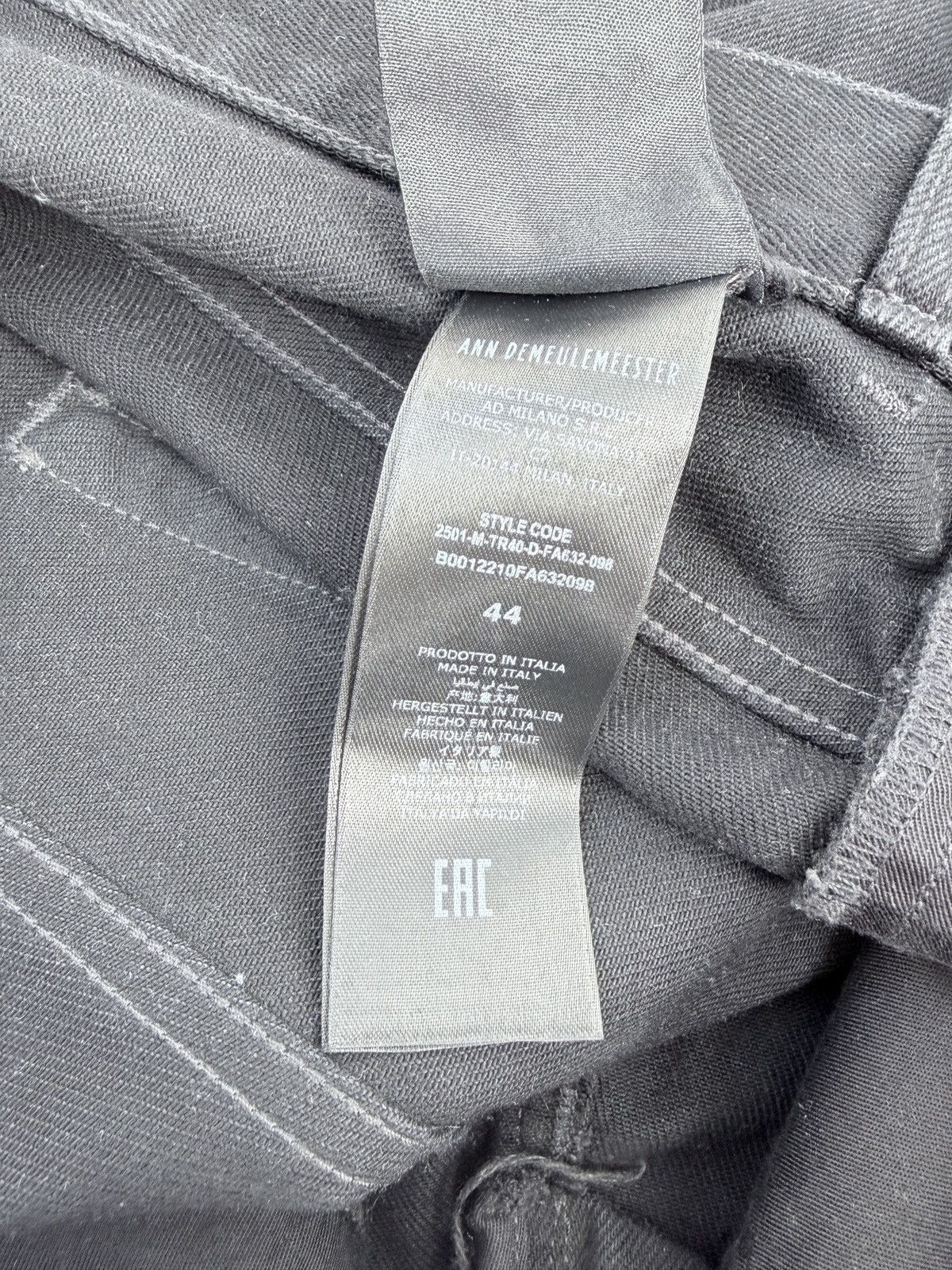 Ann Demeulemeester Ann Demeulemeester Olan Denim Size US 32 / EU 48 - 4 Thumbnail