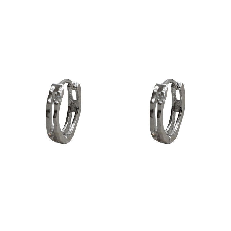 Jewelry × Sterling Silver Matchless Earrings One Pairs Chrome Jewelry Size ONE SIZE - 5 Thumbnail